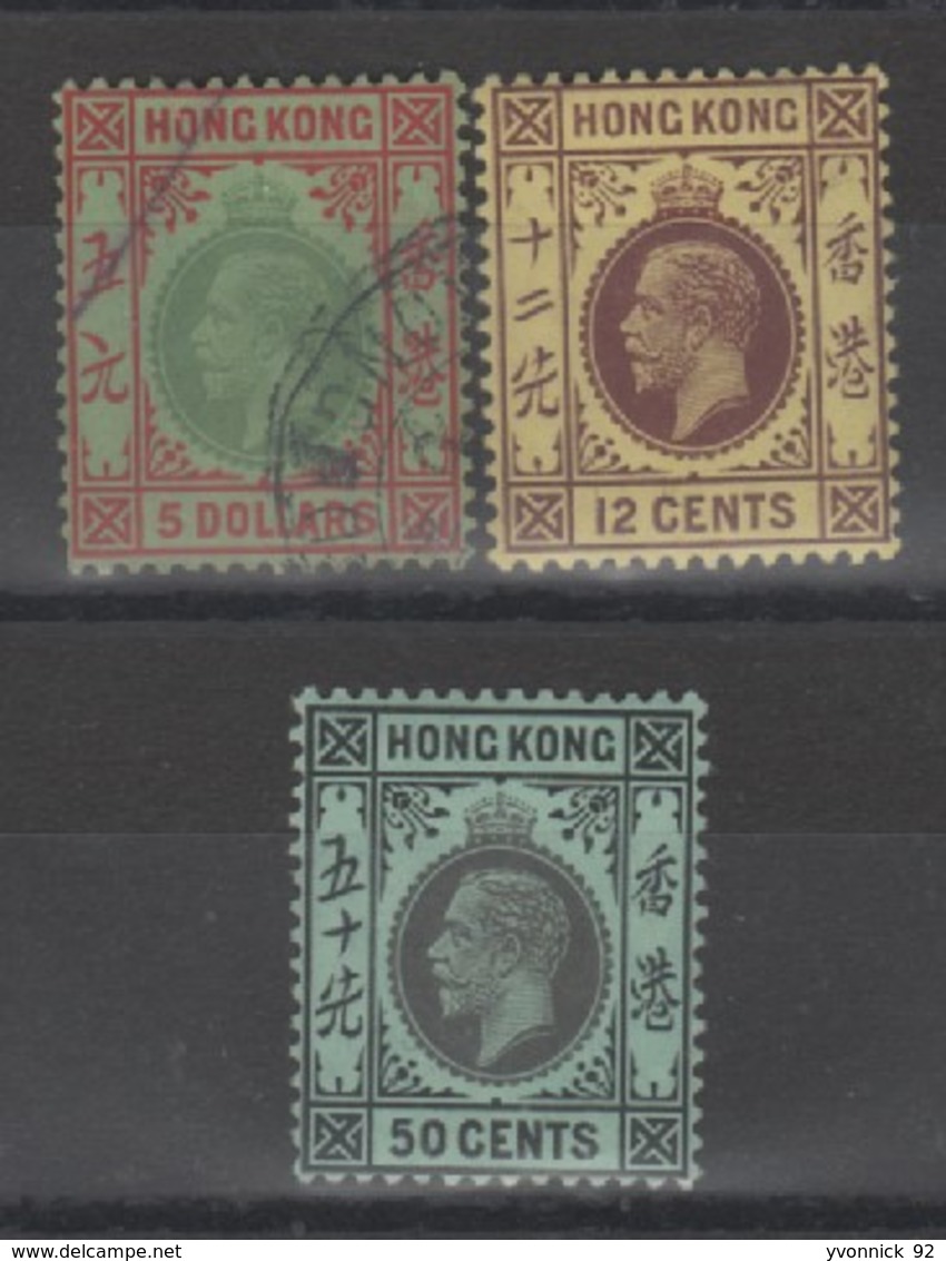 Hong - Kong  _GB _ (1912 )  N° 115/117 - Other & Unclassified