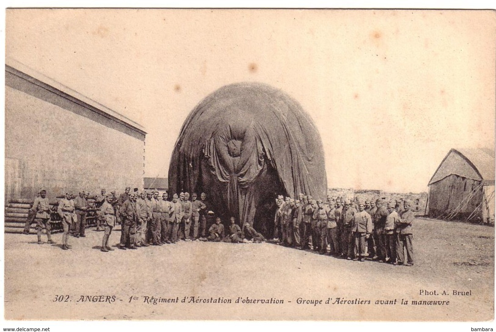 ANGERS - 1er  Régiment  D'Aérostation D'Observation - Groupe D'Aérostiers - Angers