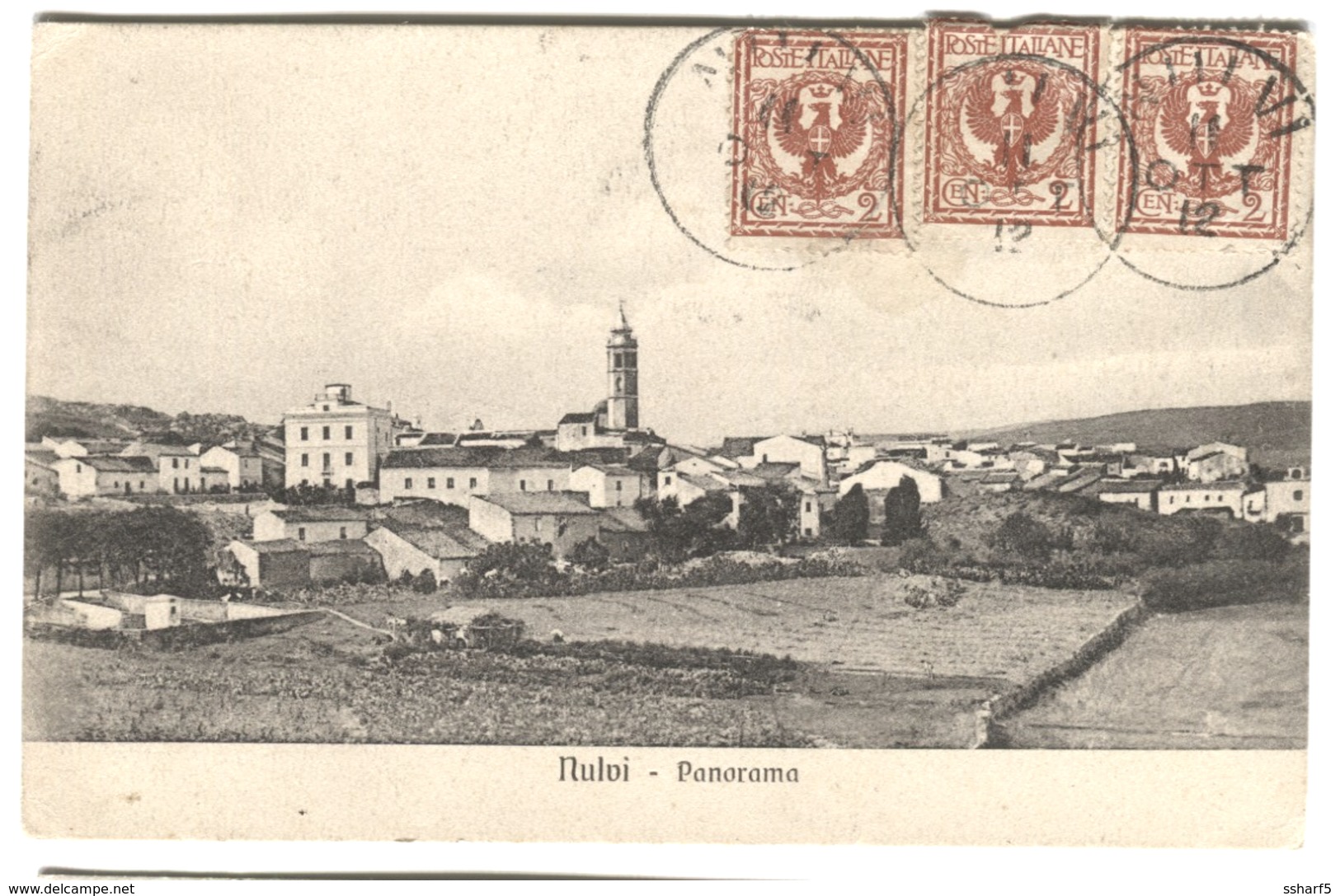 NULVI Panorama Viagg. 1912 - Sassari