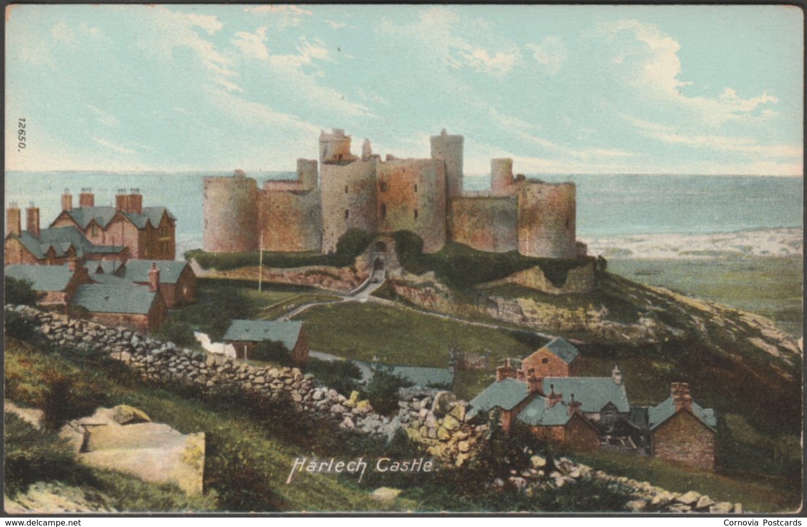 Harlech Castle, Merionethshire, C.1905 - Wrench Postcard - Merionethshire