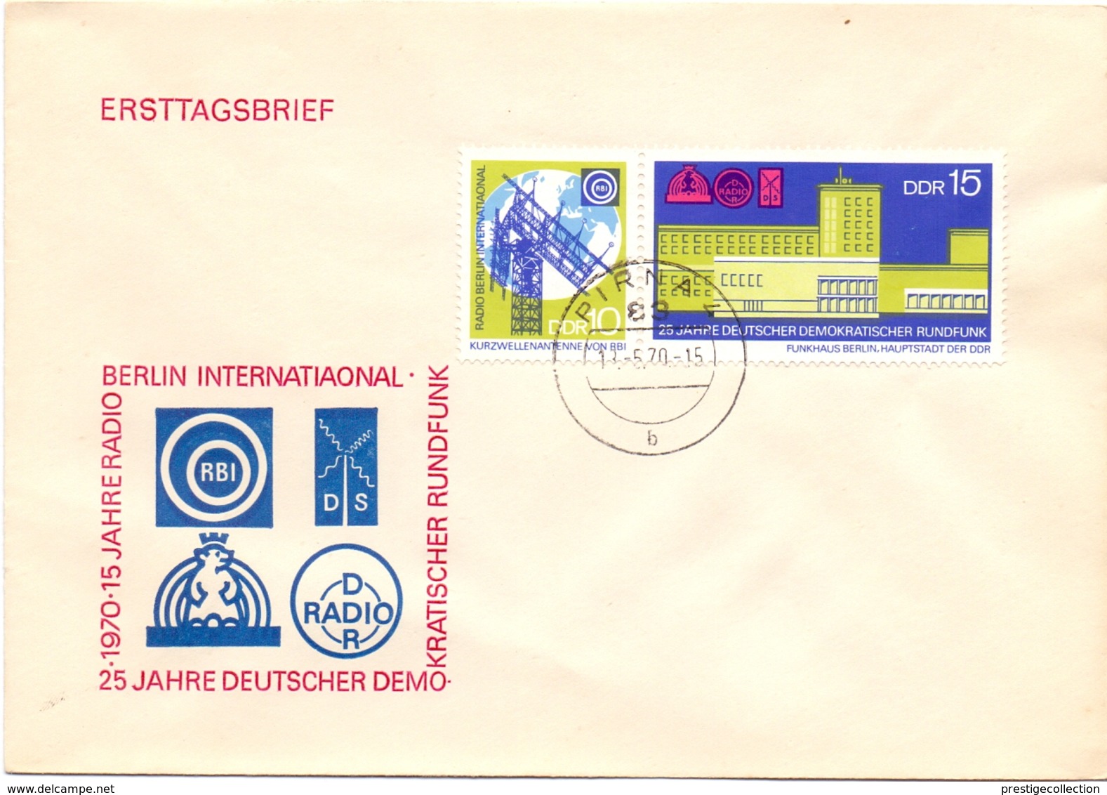 GERMAN  PIRNA FDC BERLIN INTERATIONAL RADIO   1970    (GENN200989) - Altri & Non Classificati