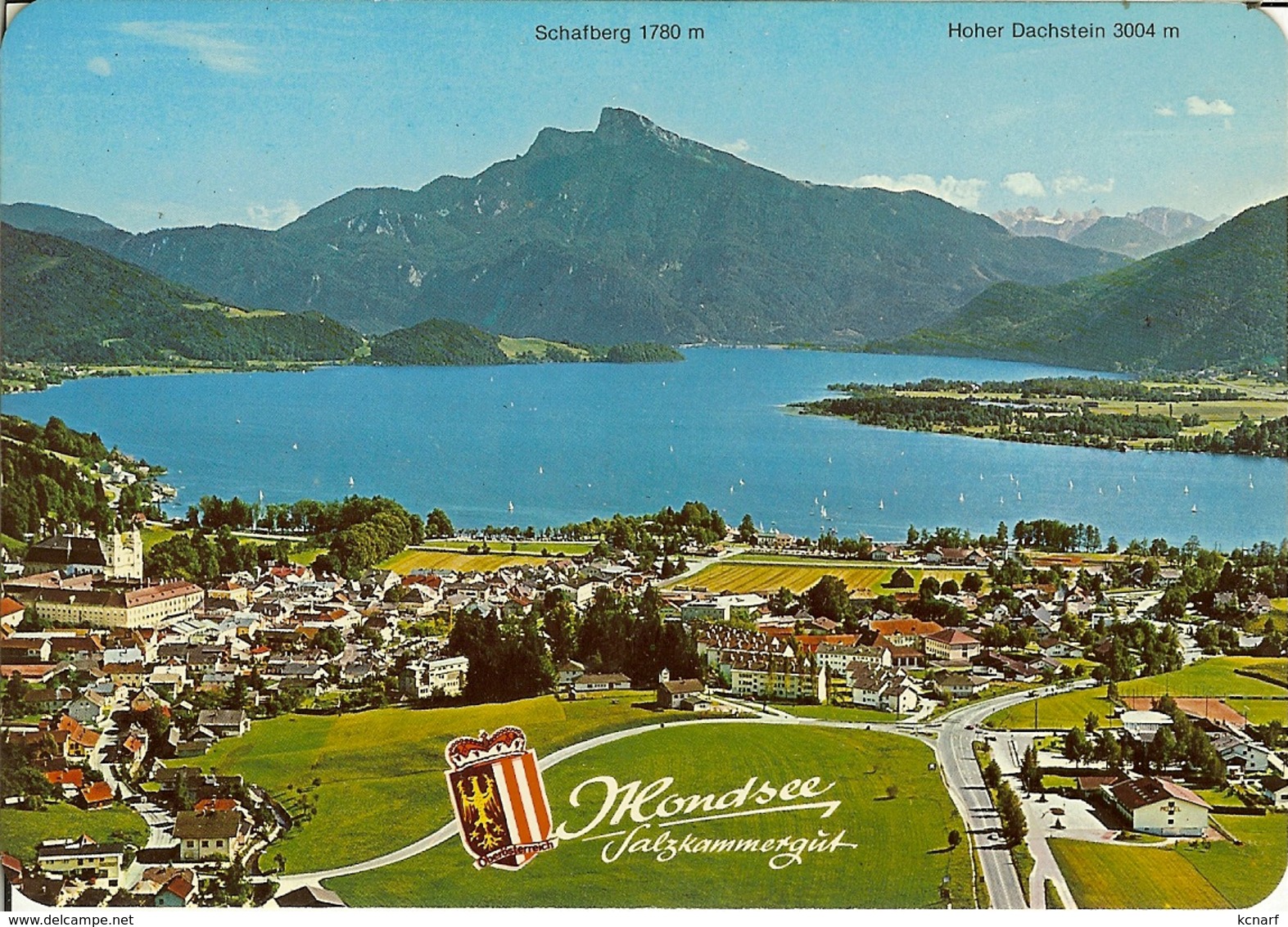 CP De MONDSEE " Ferien Und Badeort Mondsee , Die Perle Im Salzkammergut , Mit Schafberg " - Mondsee