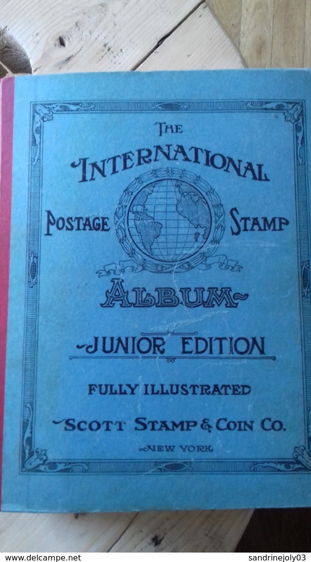 ALBUM TIMBRES INTERNATIONNAL SCOTT STAMPS & COIN CO 1935 - Collections (with Albums)