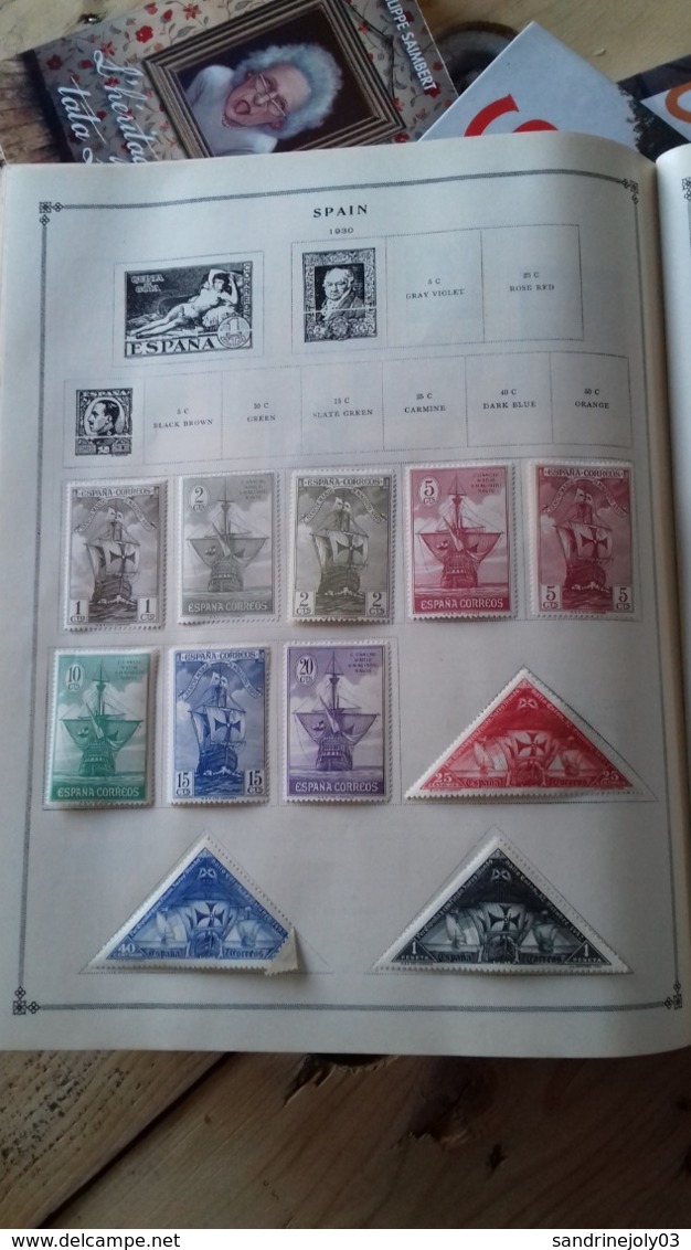 ALBUM TIMBRES INTERNATIONNAL SCOTT STAMPS & COIN CO 1935 - Collections (with Albums)
