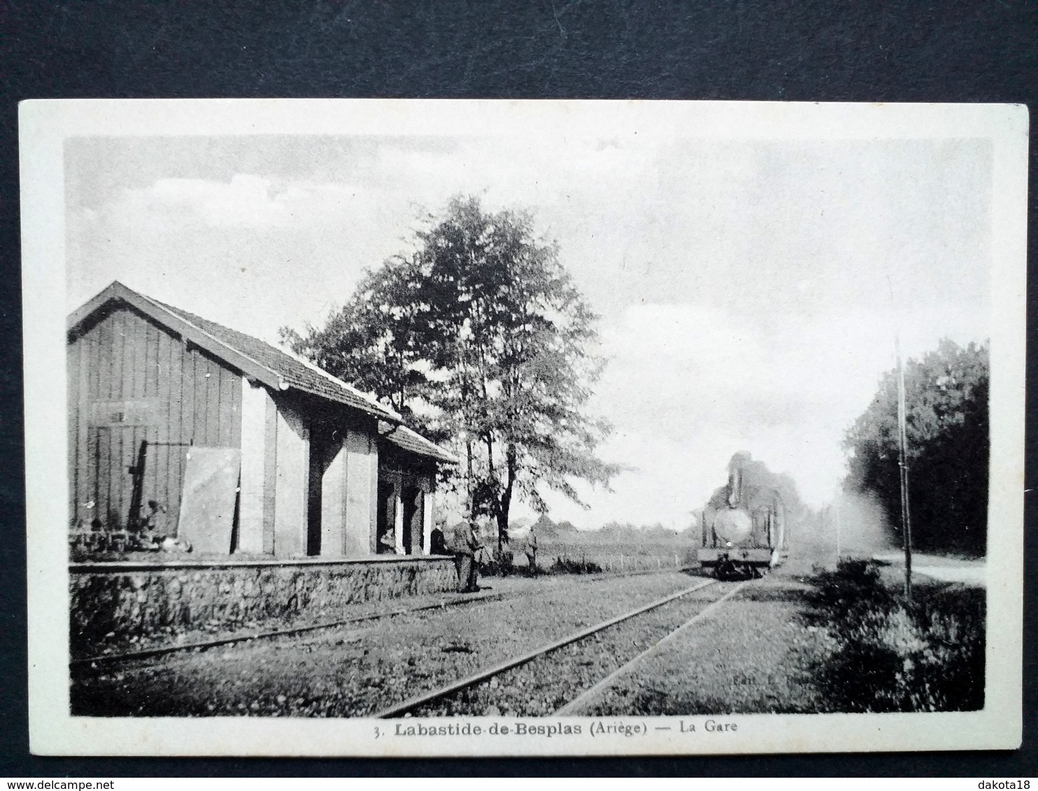 09 ,labastide De Besplas ,l'arrivée Du Train En Gare - Sonstige & Ohne Zuordnung