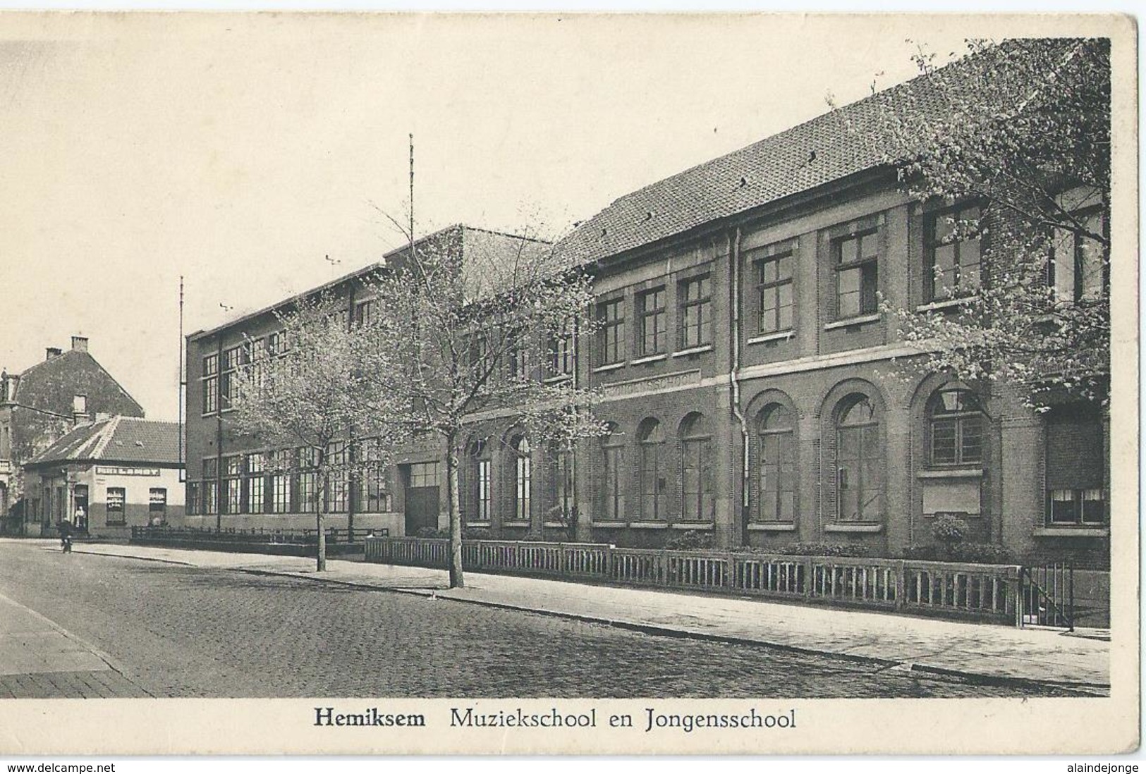 Hemiksem - Muziekschool En Jongensschool - Uitgvave Van Der Borght - Hemiksem