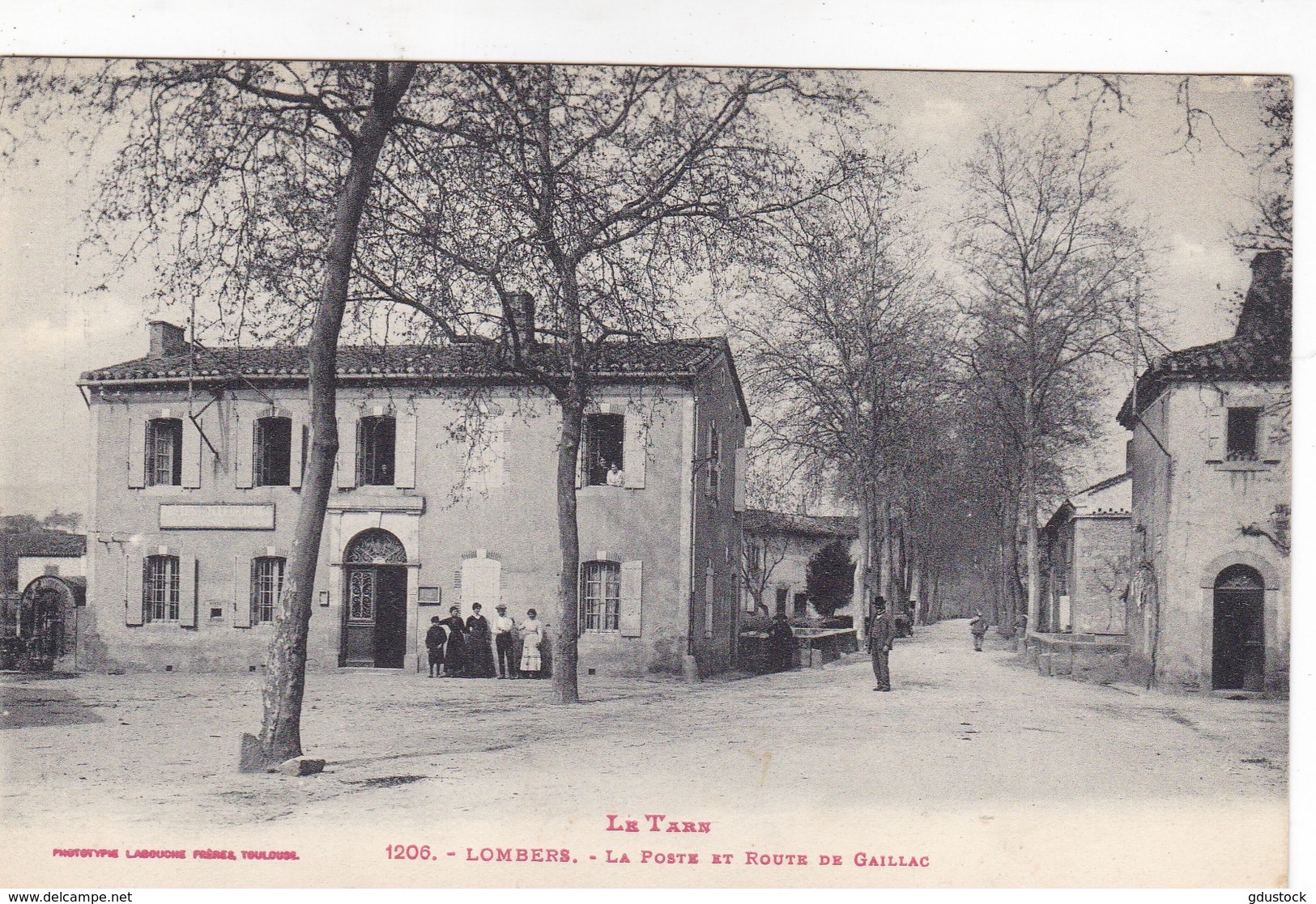 Tarn - Lombers - La Poste Et Route De Gaillac - Autres & Non Classés
