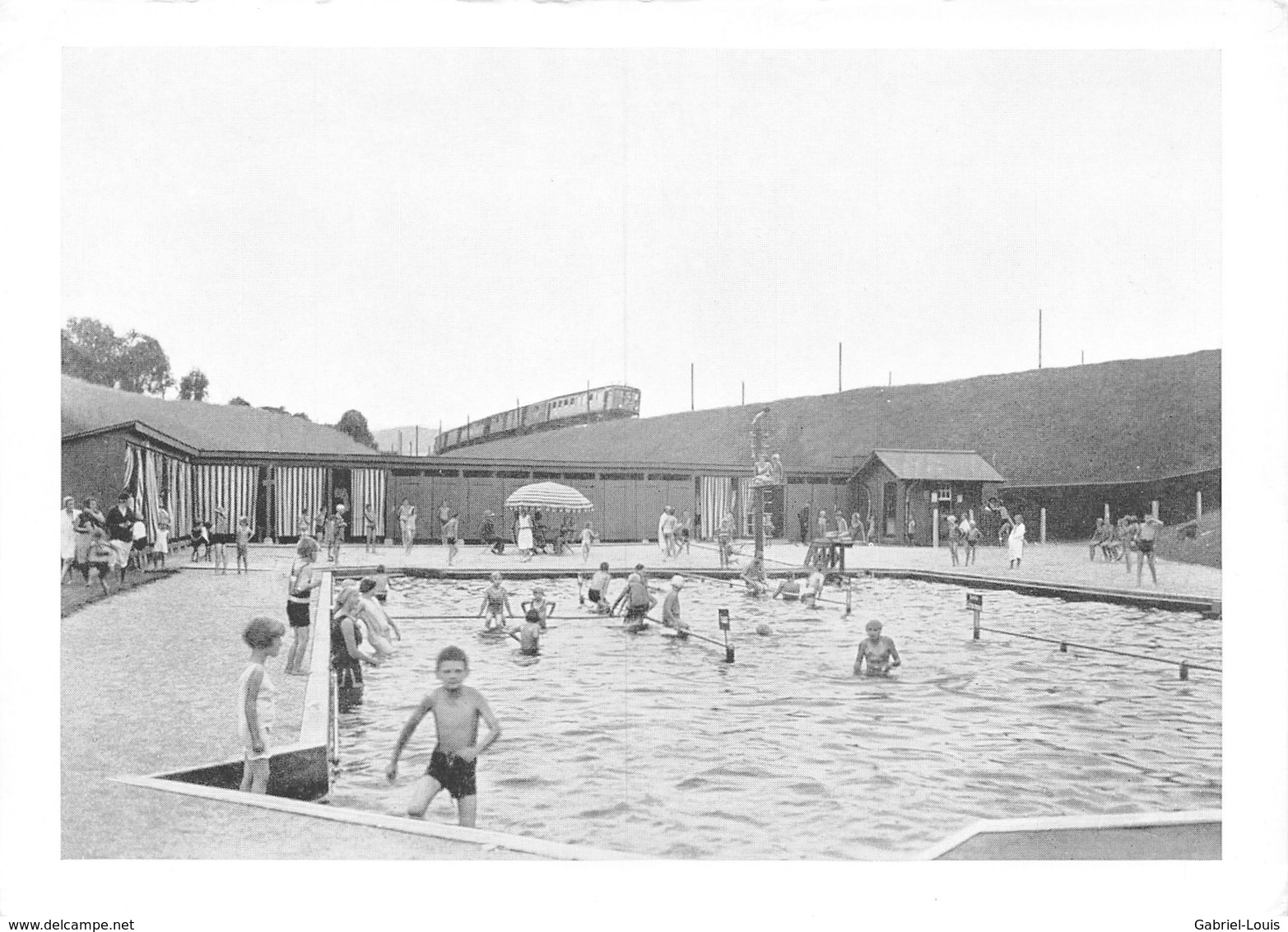 Biglen Badeanftalt - Bahn -  Freibad ( 10 X 15 Cm) - Biglen