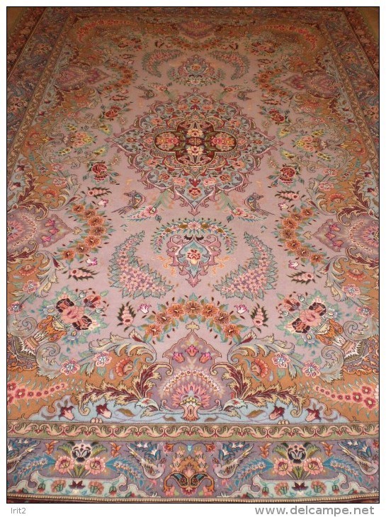 PERSIAN CARPET Persia Precious Tabriz ENTIRELY HAND KNOTTED 314X210 QUALITY 'EXTRA FINE WOOL + SILK - Teppiche & Wandteppiche