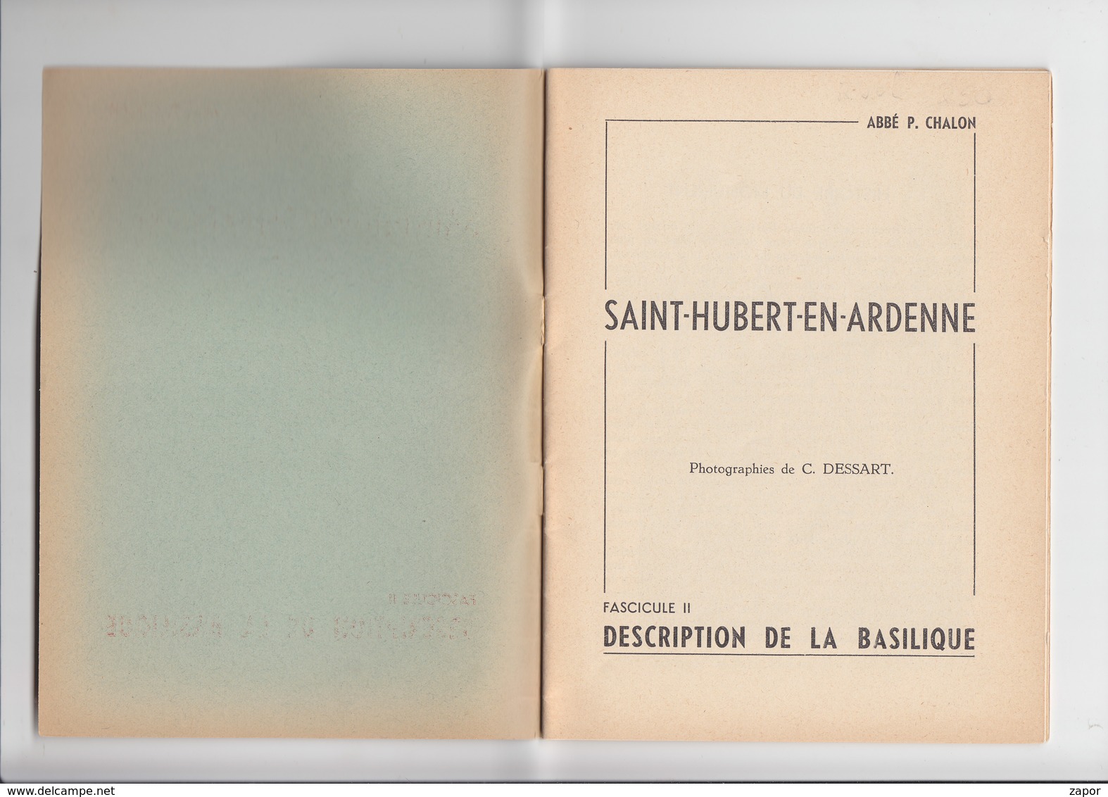 Saint-Hubert-En-Ardenne - Description De La Basilique - Abbé P. Chalon - 24p - 1950 - Dépliants Touristiques