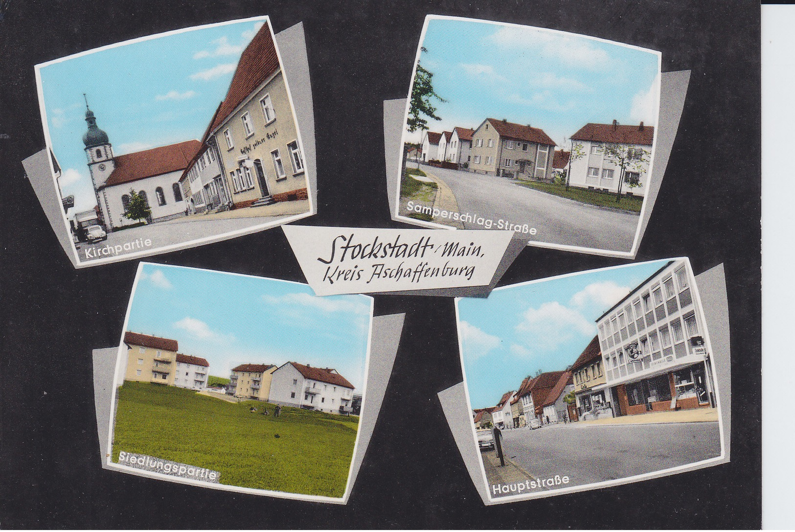 Ak Stockstadt/Main, Aschaffenburg, Unterfranken, Mehrbildkarte - Aschaffenburg