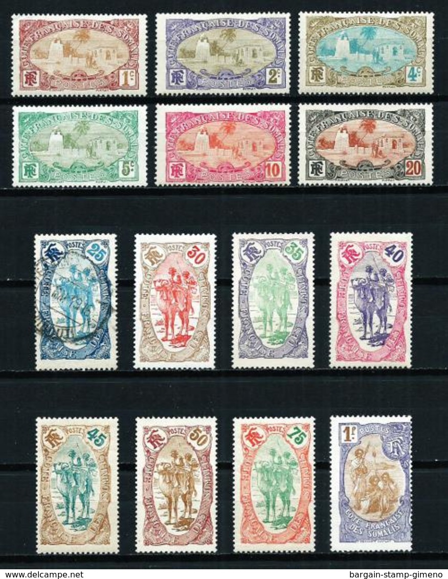 Costa De Somalia Francesa Nº 67/... Cat.150,70€ - Unused Stamps