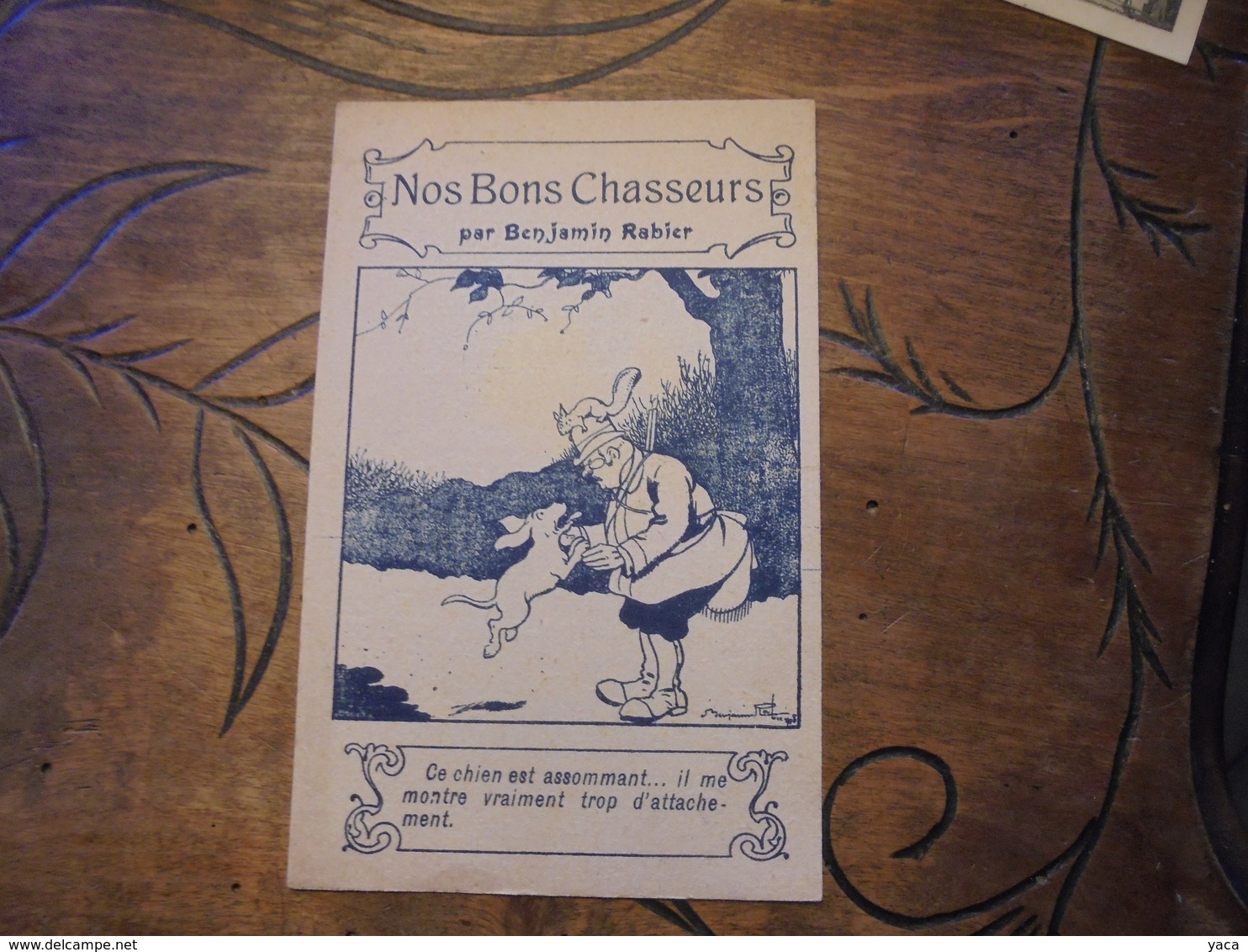 B Rabier " Nos Bons Chasseurs " Publicité Extrait Picard Remplace Le Vin Pharmacie Faubourg Poissonniere Paris - Rabier, B.