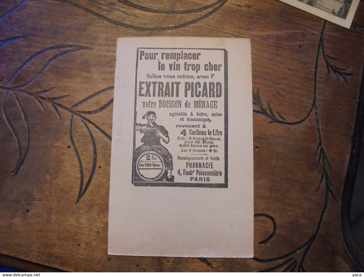 B Rabier " Nos Bons Chasseurs " Publicité Extrait Picard Remplace Le Vin Pharmacie Faubourg Poissonniere Paris - Rabier, B.