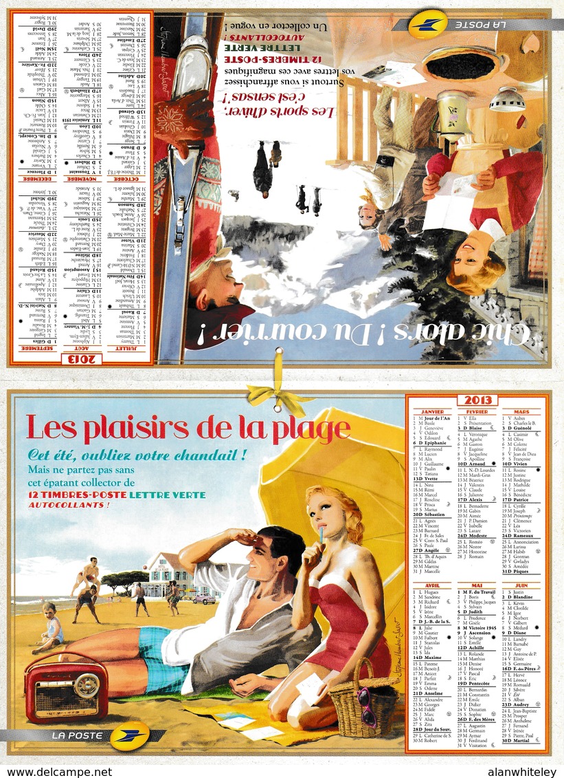 FRANCE 2012 Le Calendrier: Collector Booklet UM/MNH - Collectors