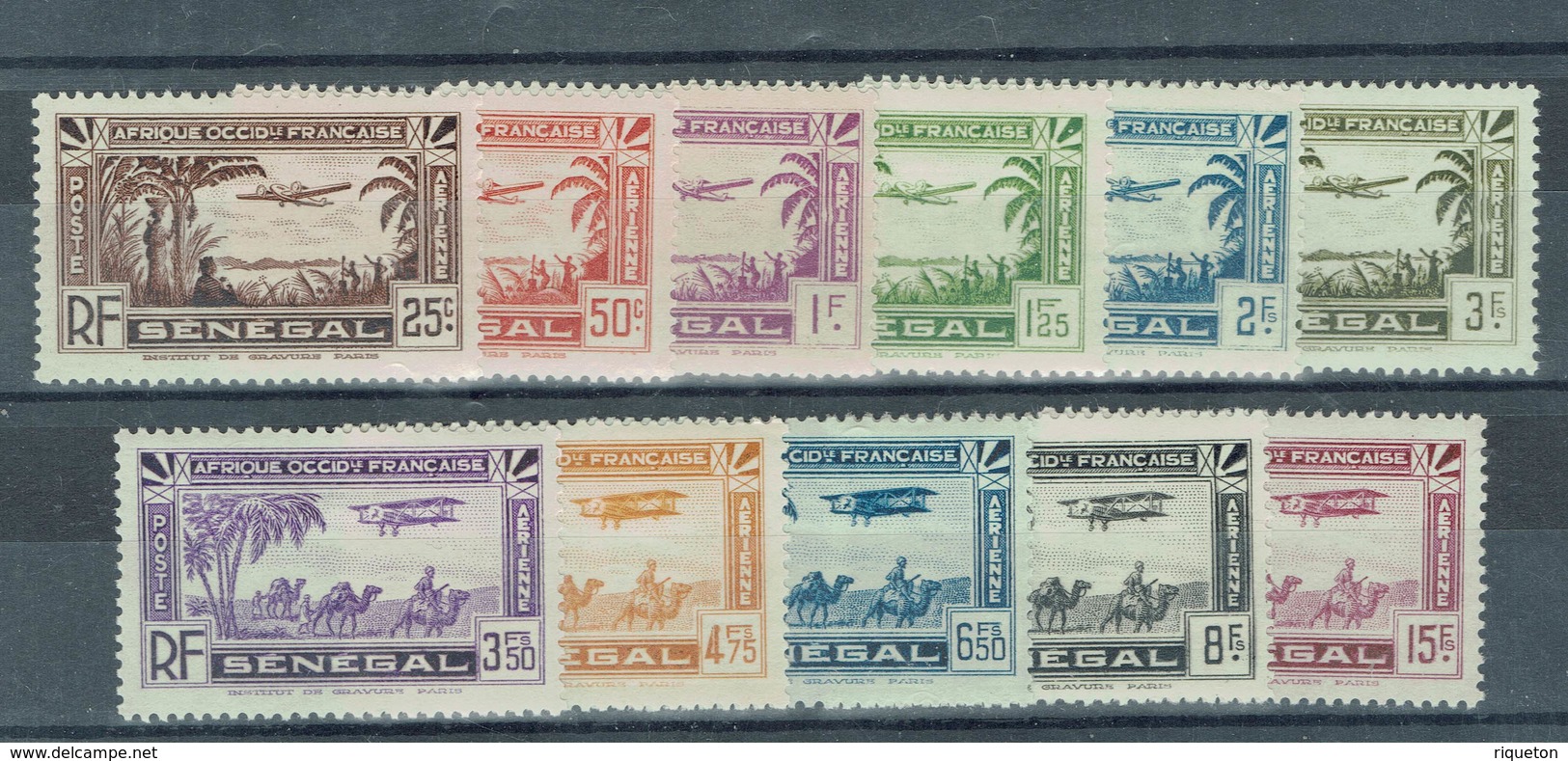 Sénégal - P. Aérienne N° 1/11 - Neufs - X - Traces Propres - - Airmail