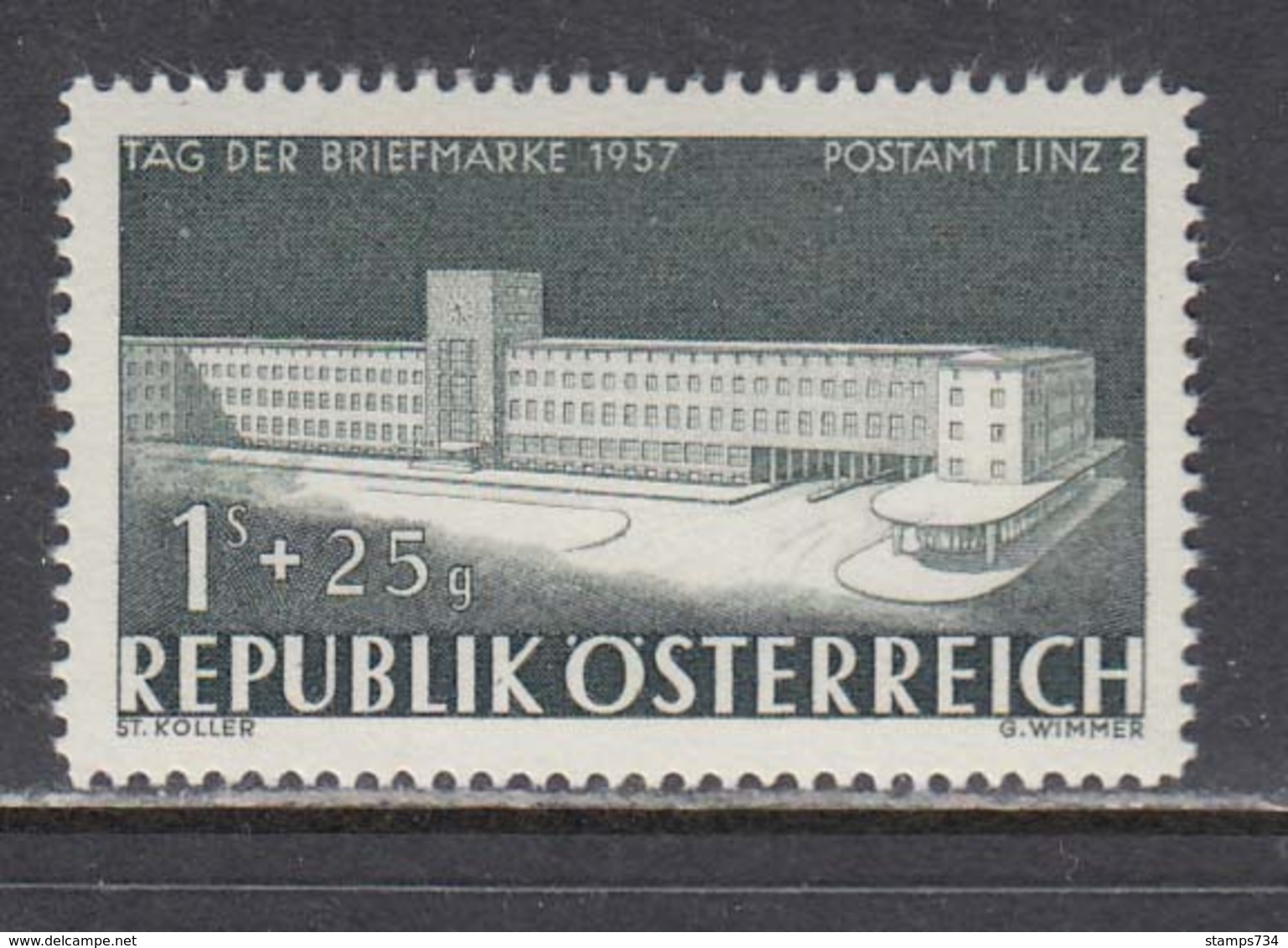 Austria 1957 - Tag Der Briefmarke, Mi-Nr. 1039, MNH** - Ungebraucht