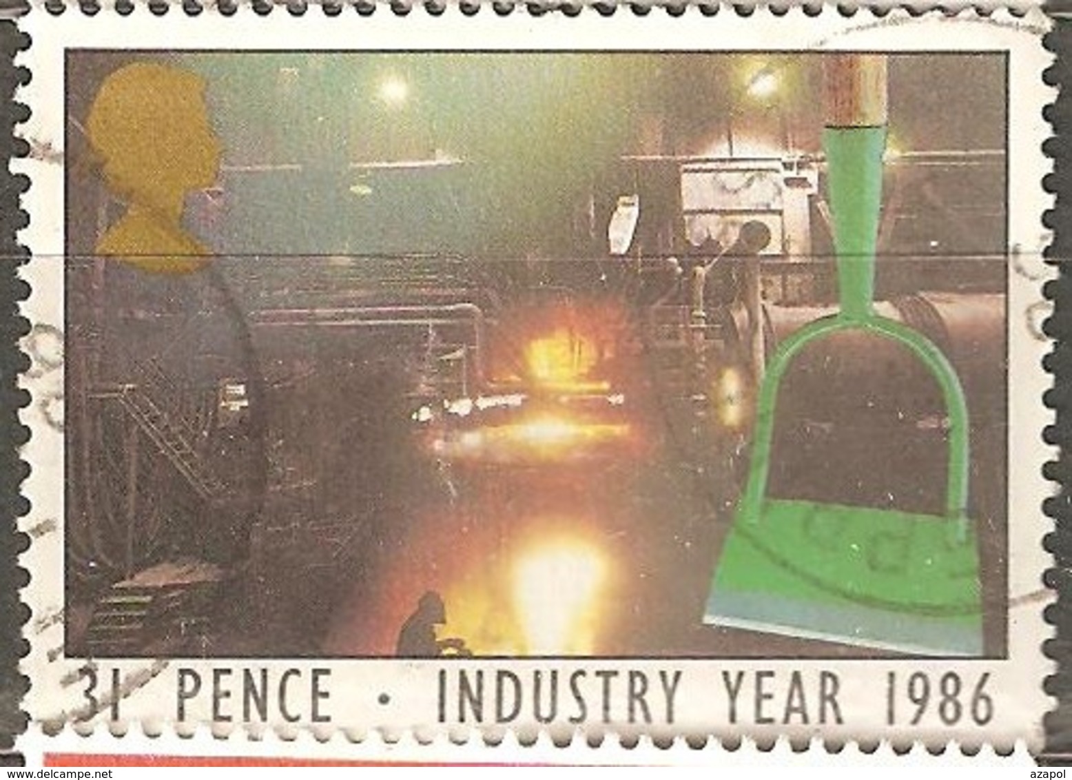 Great Britain: 1 Used Stamp From A Set, Year Of Industry, 1986, Mi#1058 - Oblitérés