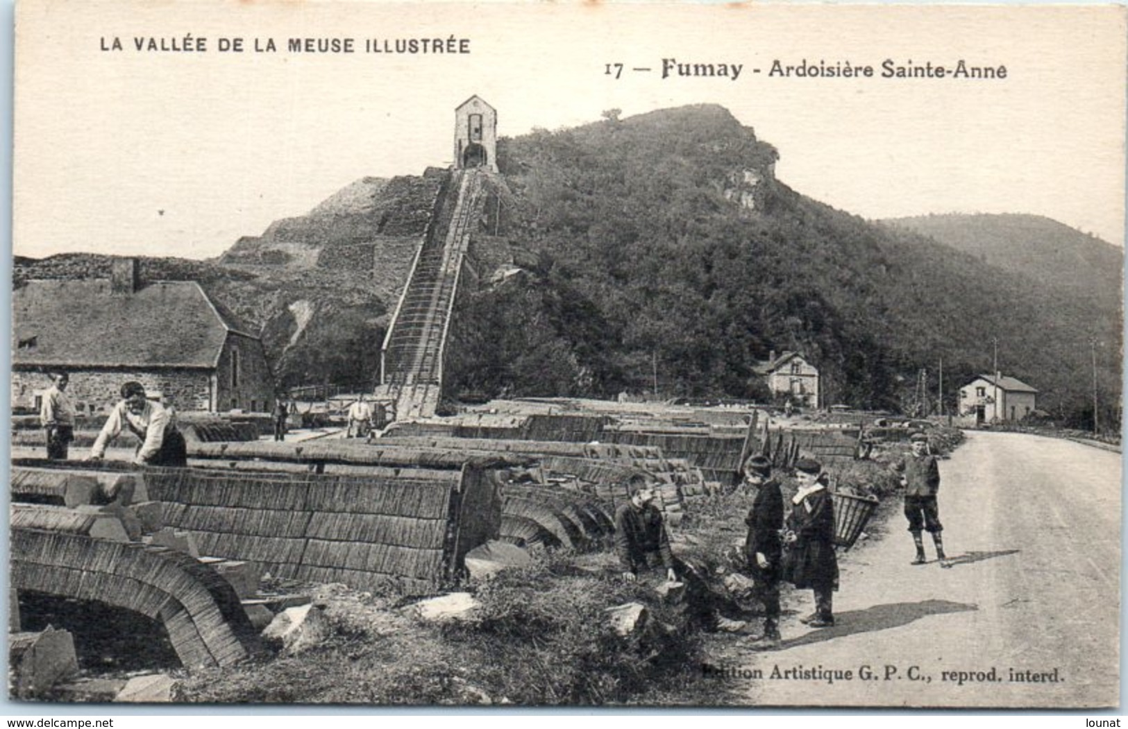 08 FUMAY - Ardoisière Sainte Anne - Fumay