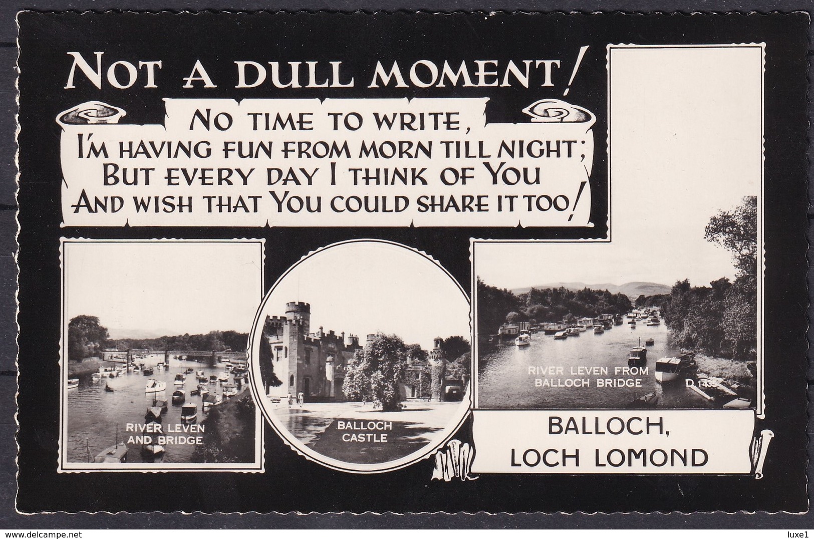 UNITED  KINGDOM  ,  BALLOCH ,  OLD  POSTCARD - Dunbartonshire