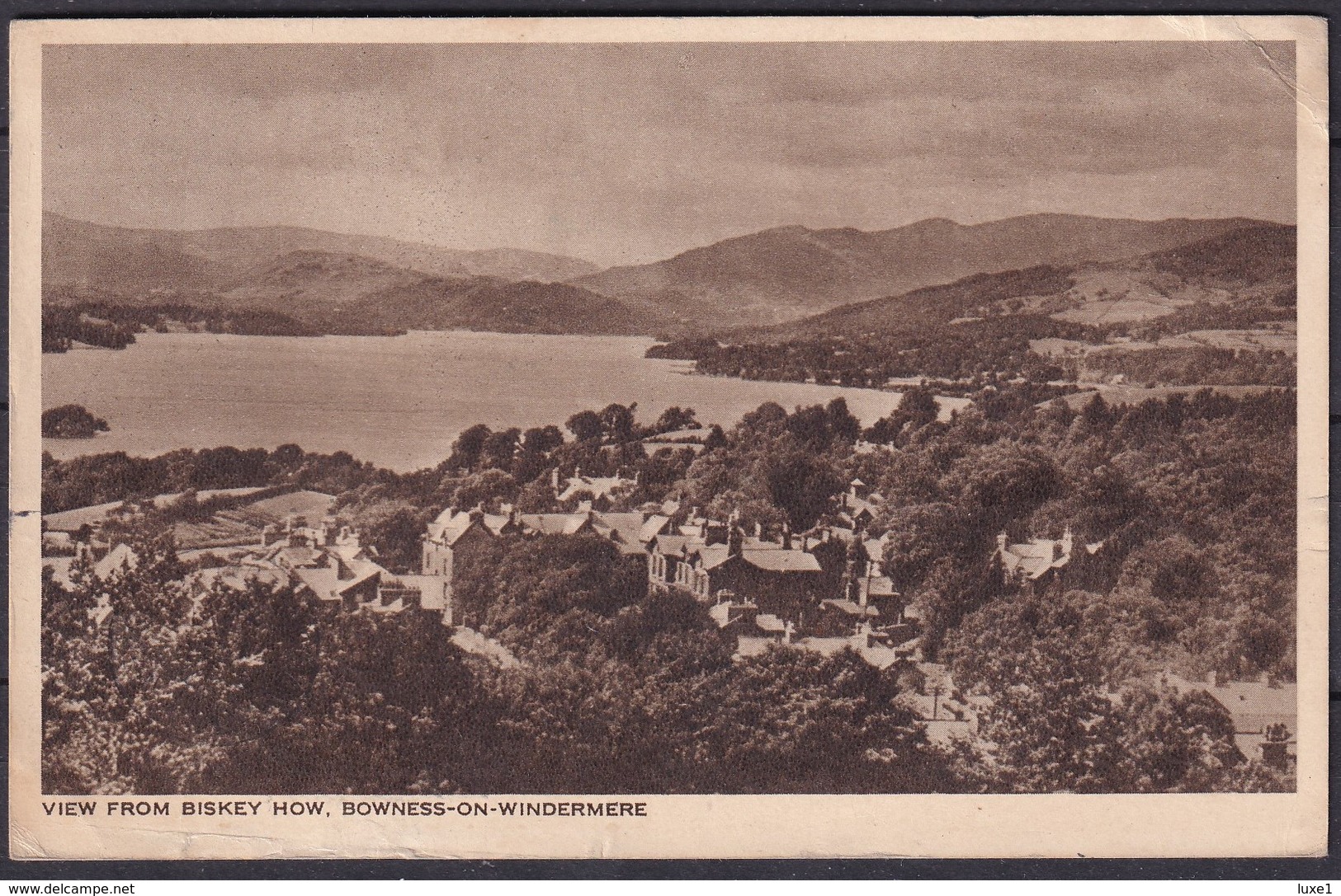 UNITED  KINGDOM  ,  Bowness-on-Windermere  ,  OLD  POSTCARD - Windermere