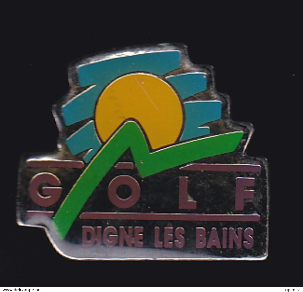 61133- Pin's..Golf .Digne Les Bains.. - Golf