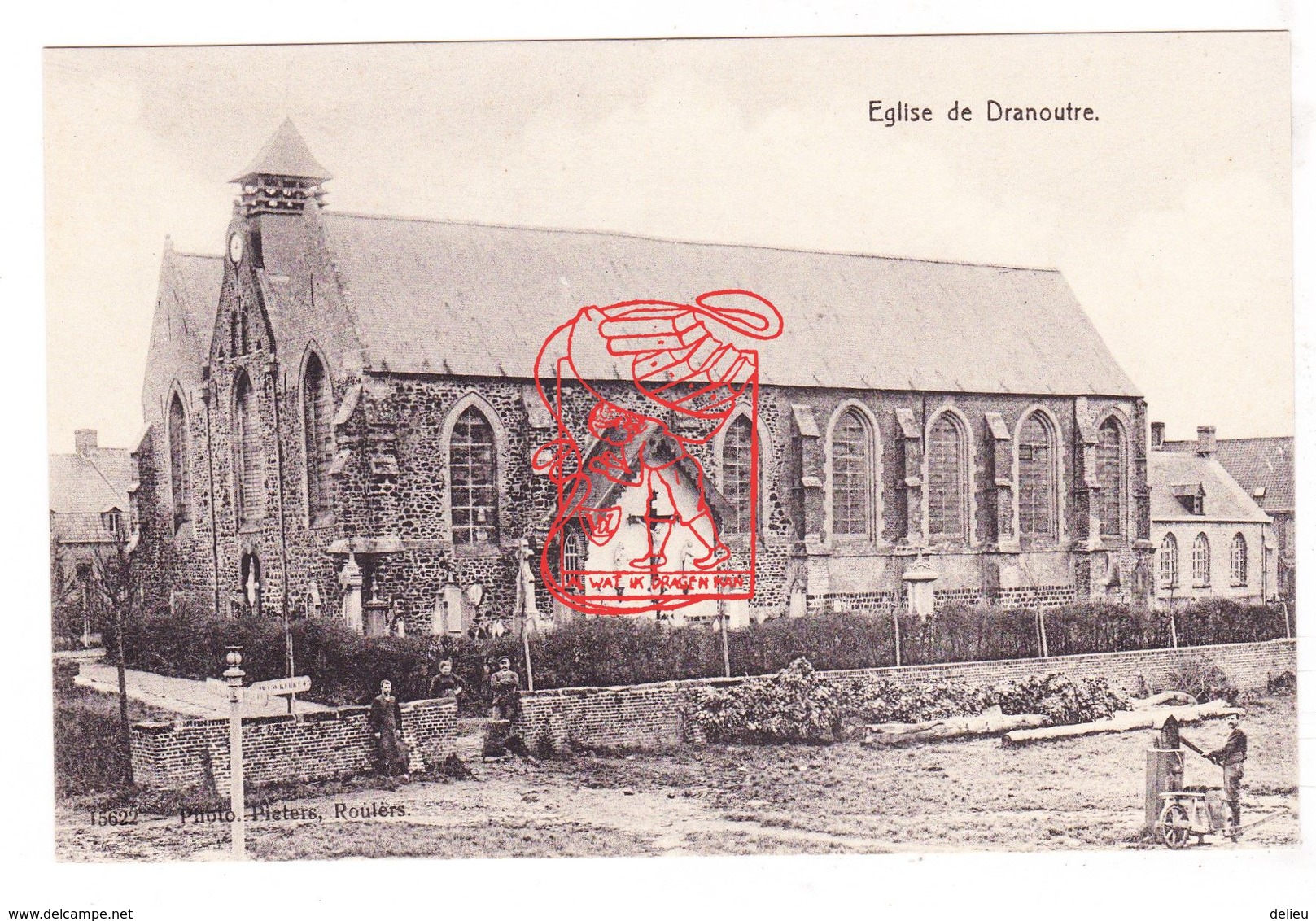 PK Dranouter Heuvelland - Sint-Jan Baptistkerk Met Kerkhof / Ed. Pieters Roeselare - Heuvelland