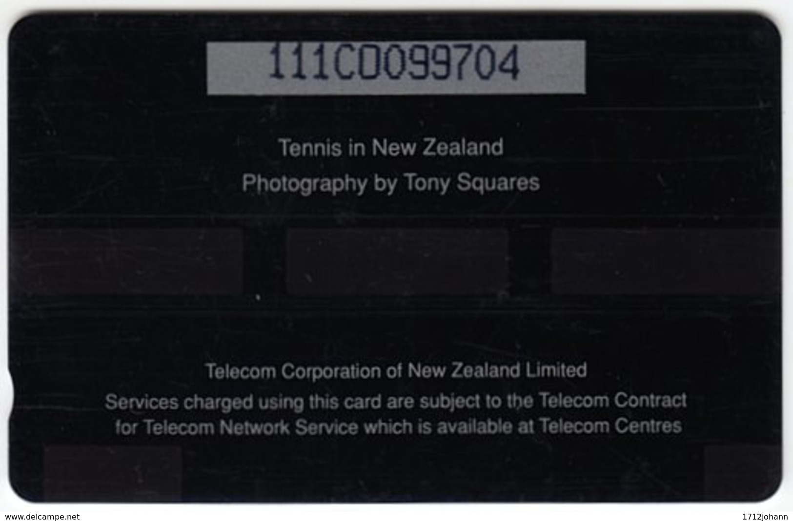 NEW ZEALAND A-612 Magnetic Telecom - Sport, Tennis - 111CO - Used - Nuova Zelanda