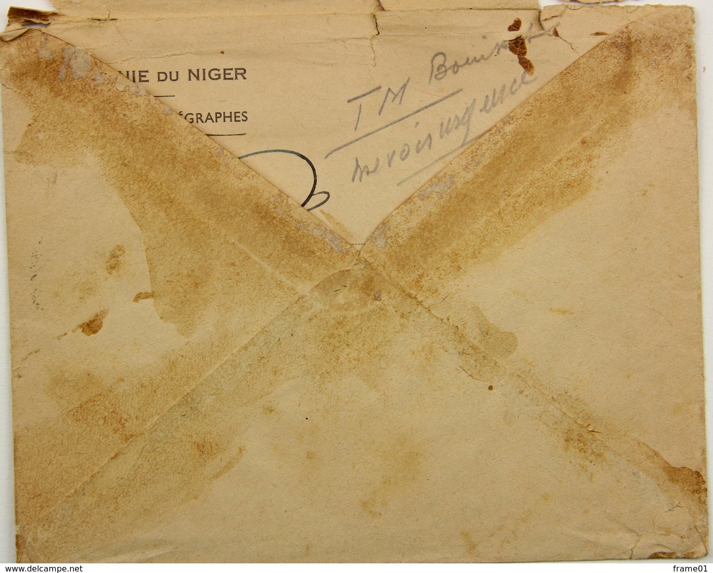 Enveloppe 1942 Niamey En FM Par Avion Pour Digne, Affr. 11f 40 Surtaxe Aérienne YT Pa 4, 5 /  41e Batterie Mixte Tractée - Lettres & Documents