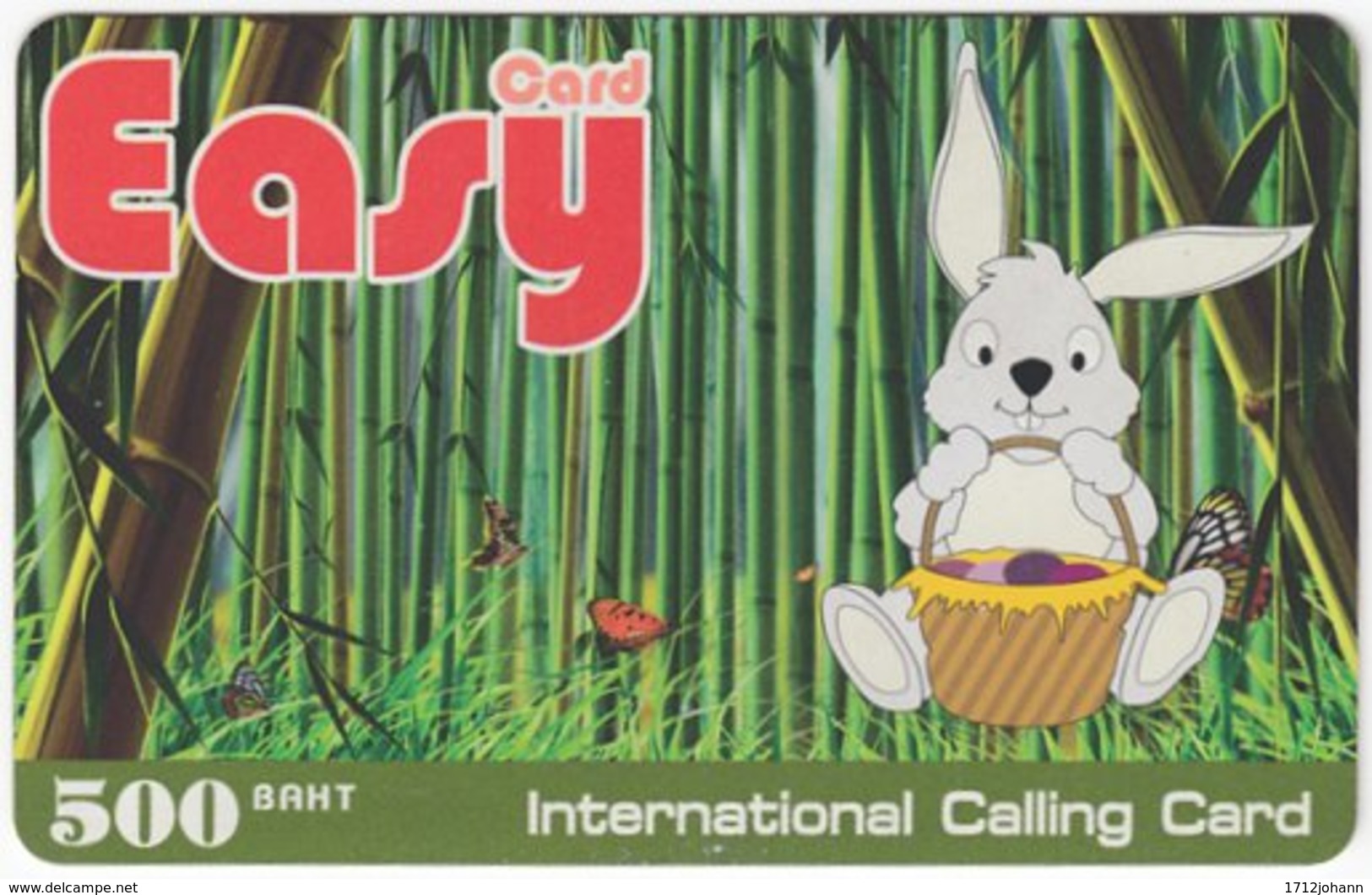 THAILAND F-075 Prepaid Easy - Cartoon, Animal, Rabbit - Used - Thaïland