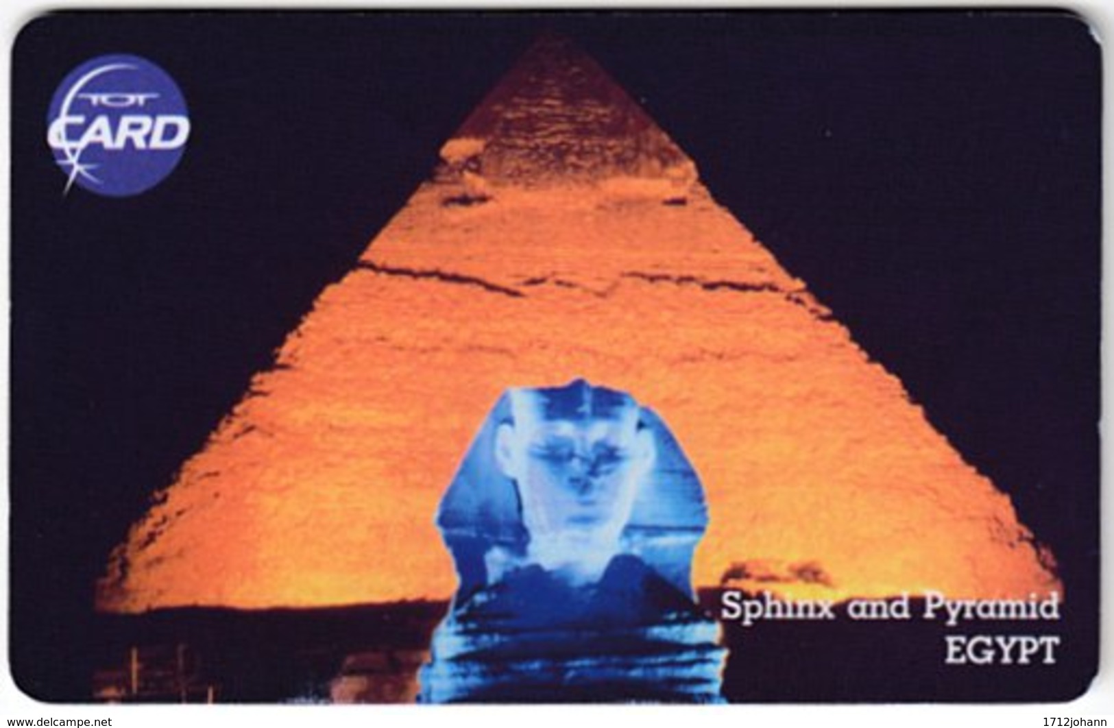 THAILAND F-387 Chip TOT - Landmark, Pyramid, Sphinx - Used - Thaïland