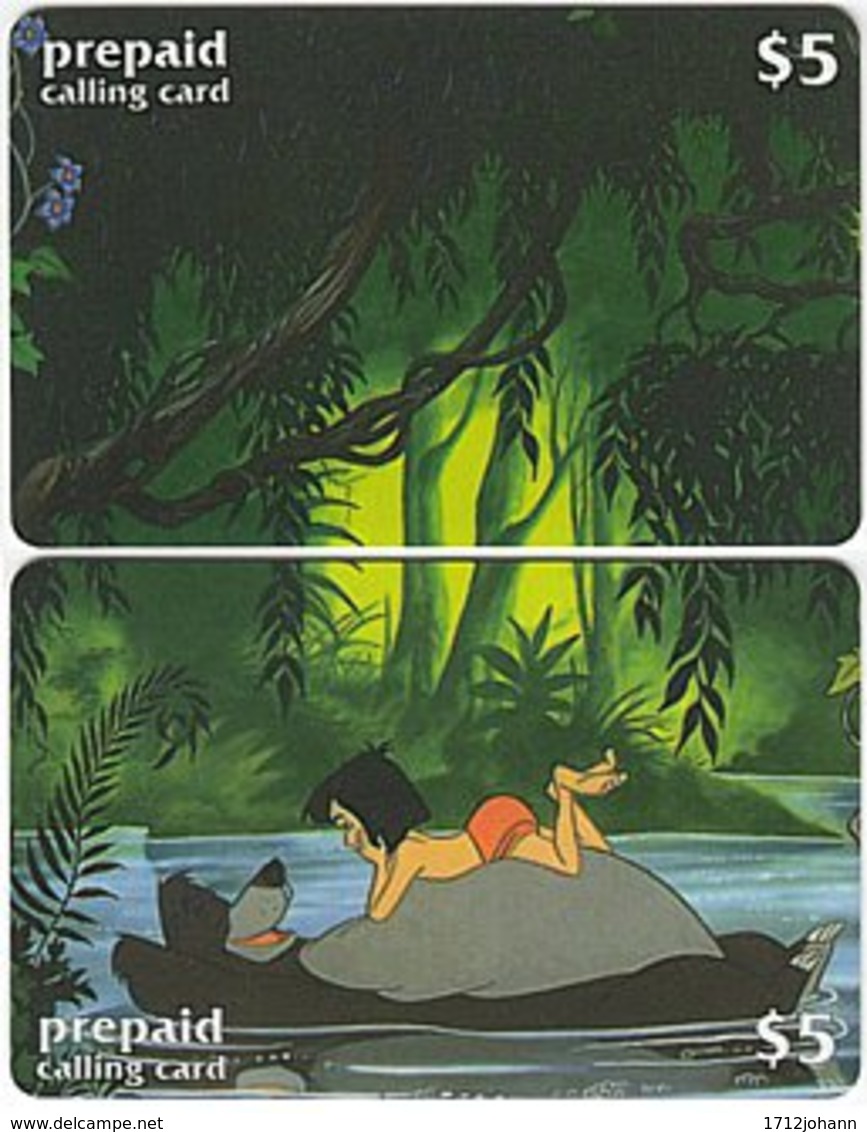 USA C-489 Prepaid  - Cinema, Walt Disney, Jungle Book (Puzzle 1 Of 2) - FAKE - Sonstige & Ohne Zuordnung