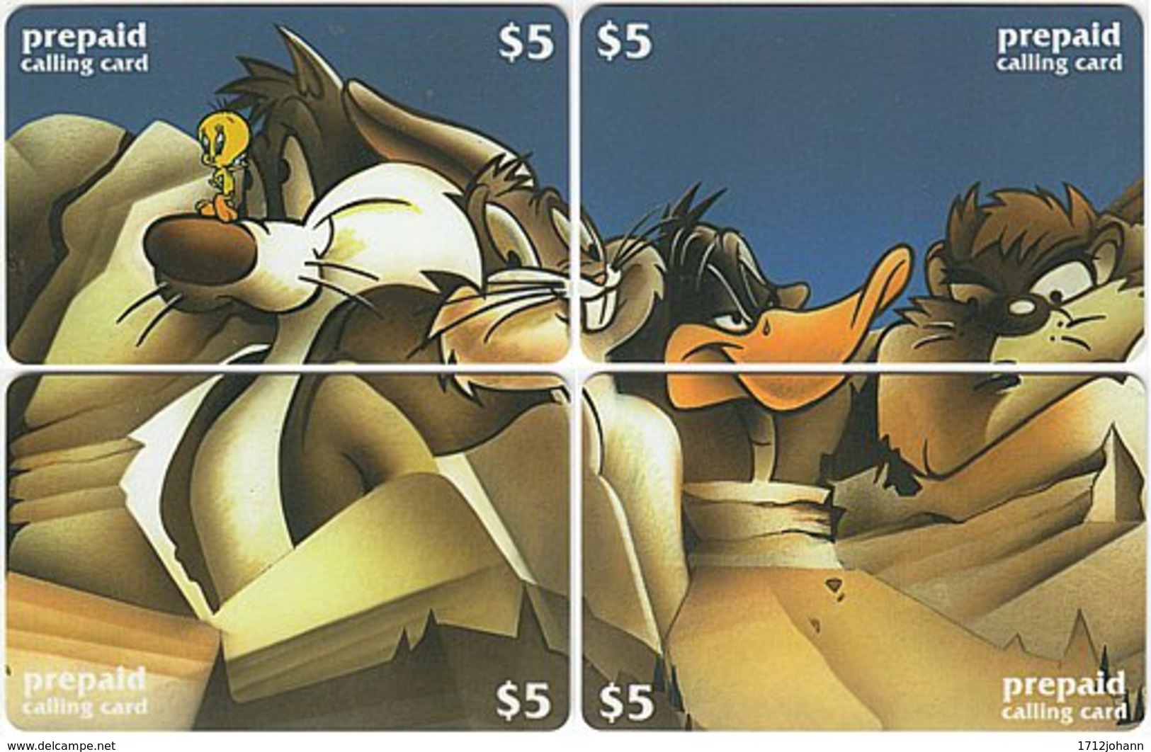 USA C-504 Prepaid  - Cinema, Tiny Toons (Puzzle 4 Of 4) - FAKE - Sonstige & Ohne Zuordnung