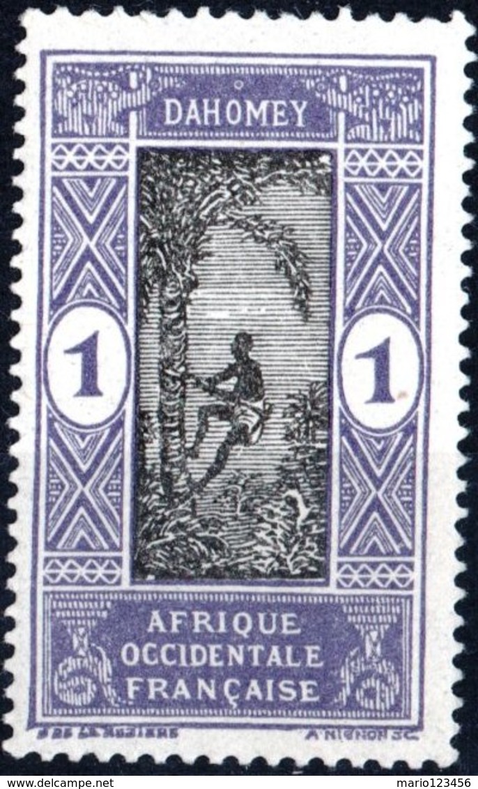 DAHOMEY, 1913, 2 C., FRANCOBOLLO NUOVO (MLH*) Mi:DY 42, Scott:DY 42, Yt:DY 43 - Benin – Dahomey (1960-...)
