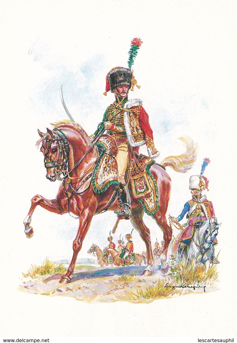 Illustree Leliepvre Cavaliers De L Empire Officier Chasseur A Cheval Garde Imperiale   Armée Napoléon - Altri & Non Classificati