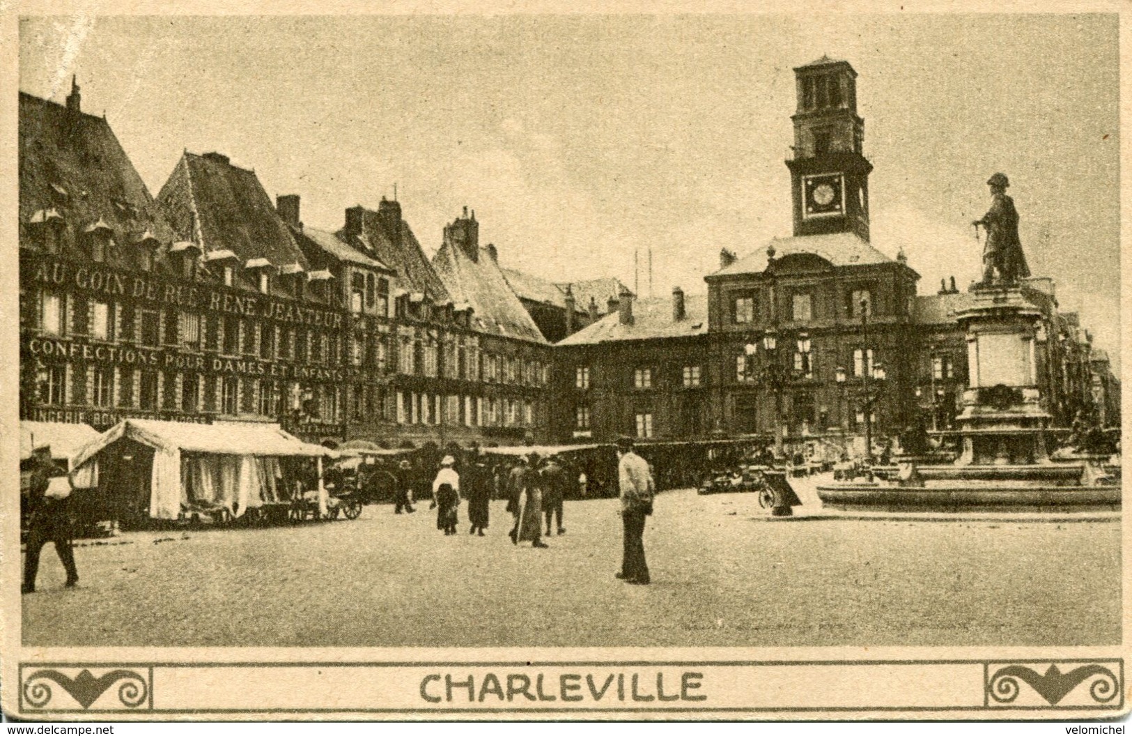 CHARLEVILLE.  Marché Pendant L'occupation (carte Allemande) - Charleville