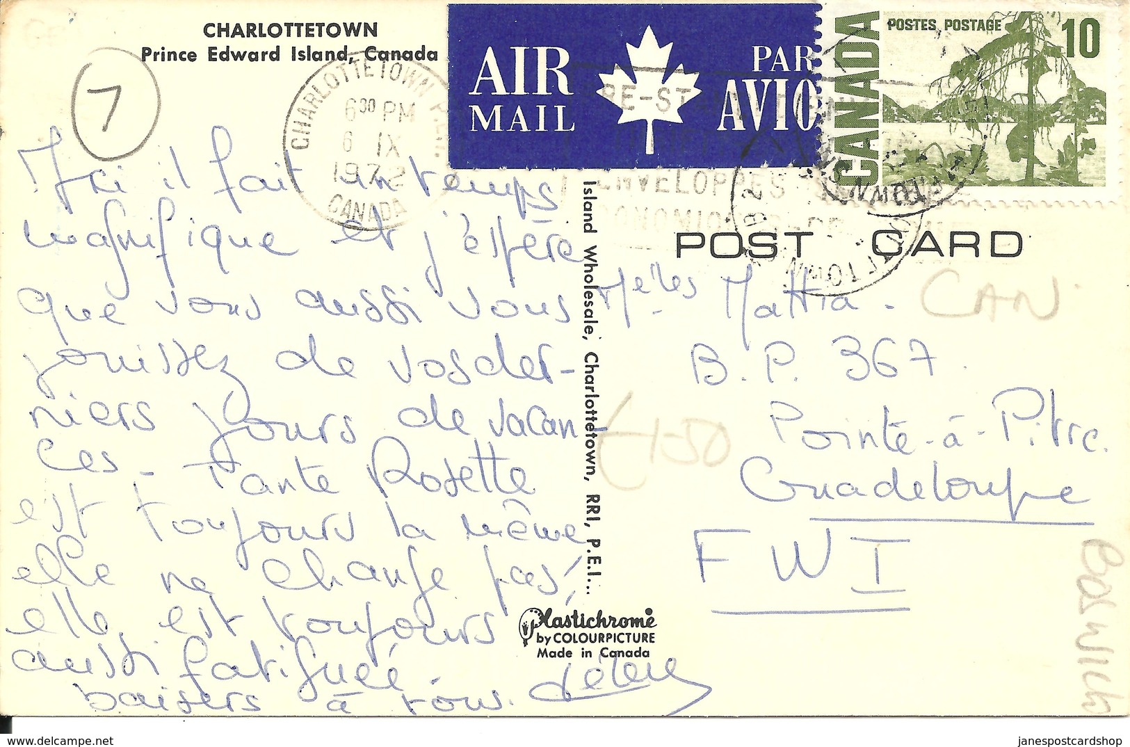 FOUR POSTCARDS PUBLIC BUILDINGS QUEENS SQUARE GARDENS And GREETINGS FROM CHARLOTTETOWN P.E.I. - CRAWLEY'S CREEK SYDNEY - Charlottetown