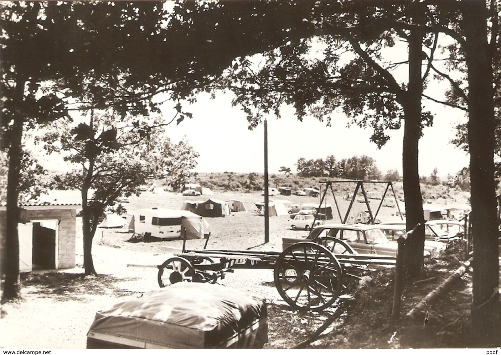 Somme-Leuze : Camp Des Templiers De Leuze ( Dubbele Kaart Met Nieuwjaarswensen Van Fam. Haeck ) - Somme-Leuze