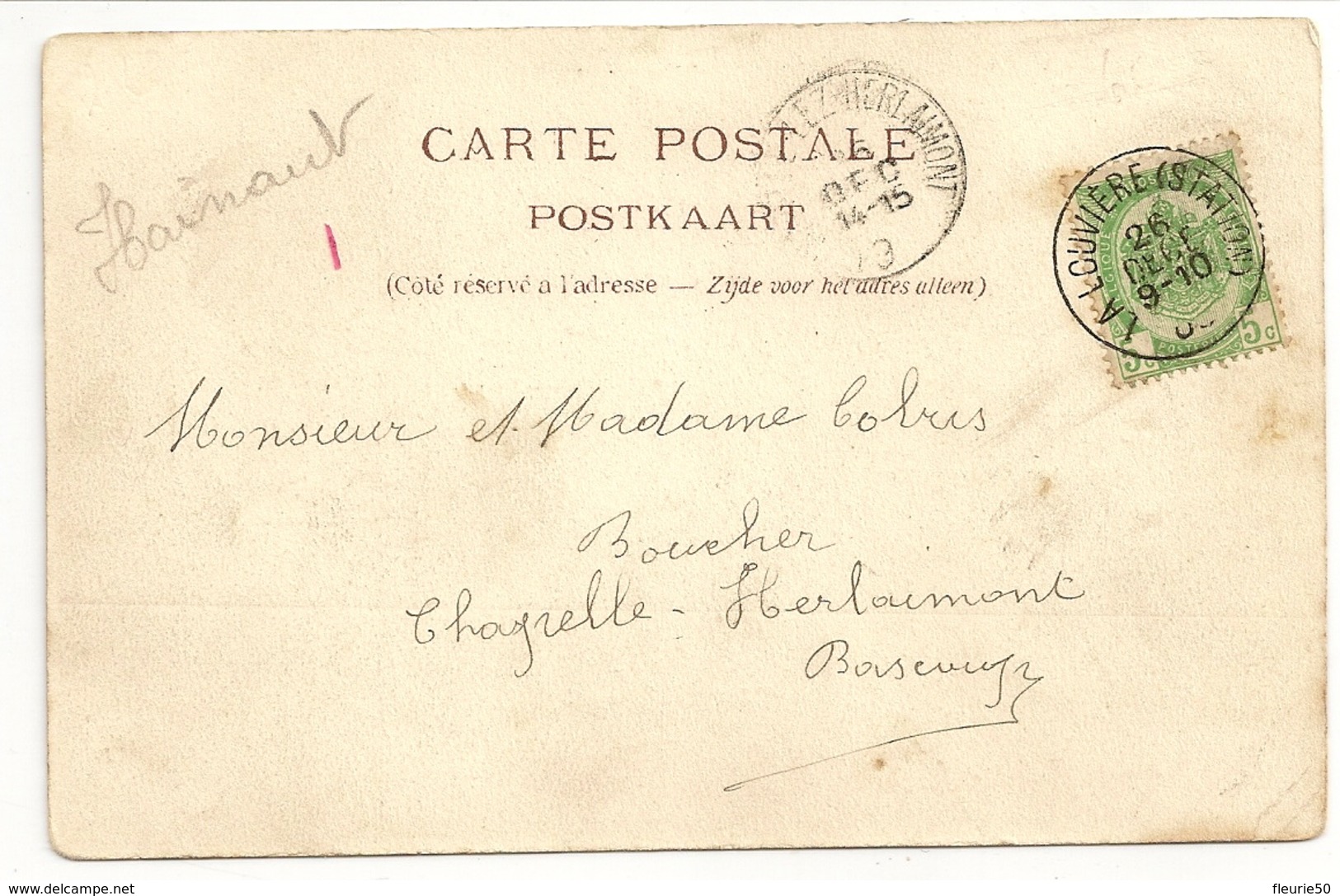 LA LOUVIERE - Institut Saint-Joseph - Ecole De Brasserie. Couleurs.1909. - Ecoles