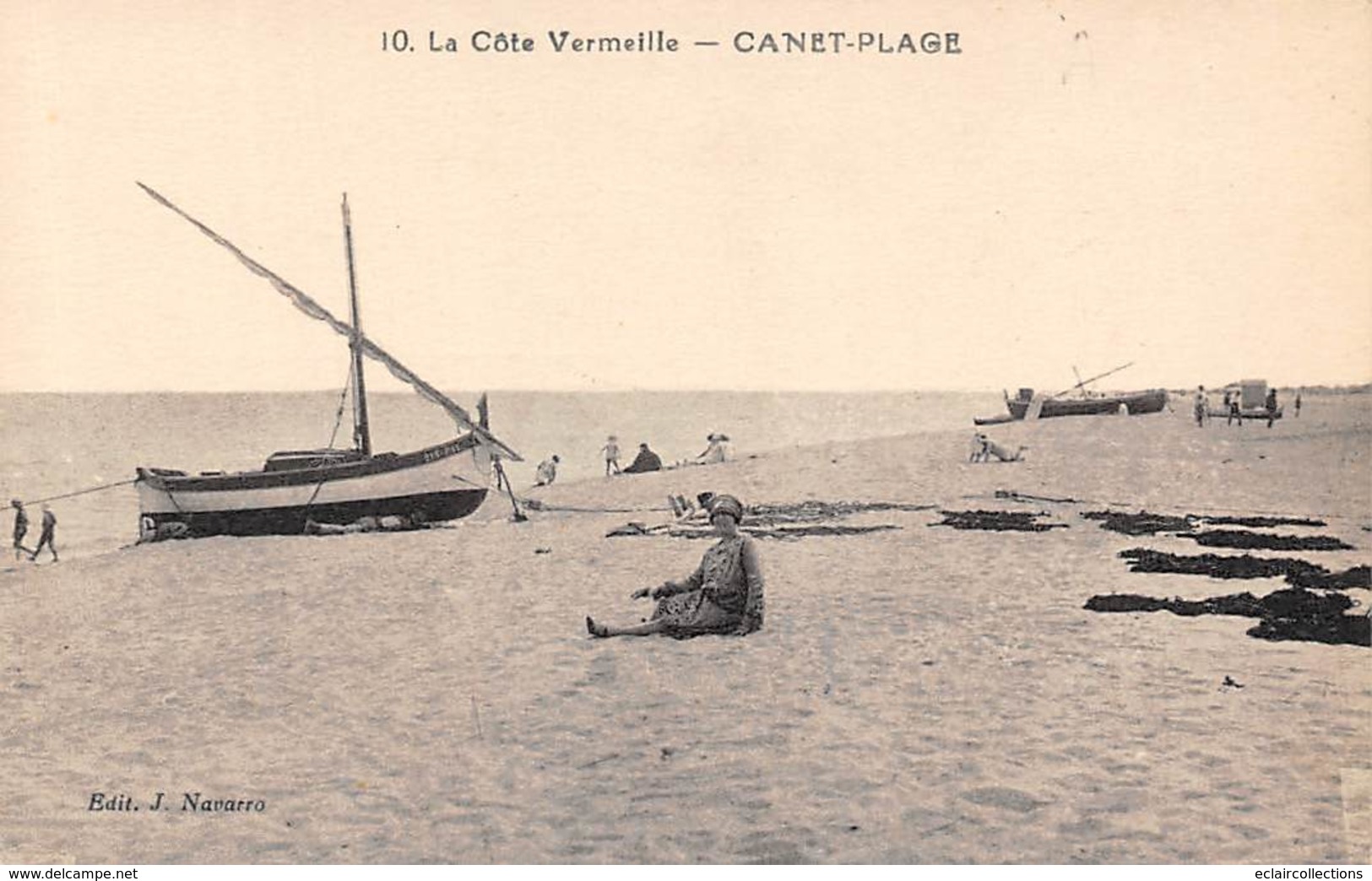 Canet-Plage       66         La Plage         (voir Scan) - Canet Plage