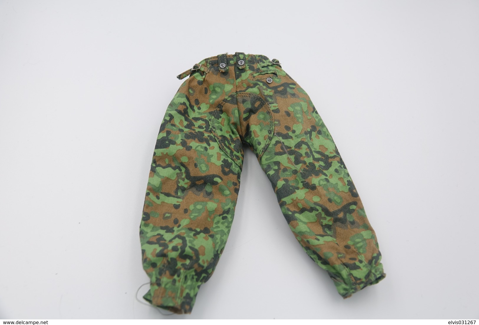 Vintage DRAGON IN DREAMS PARTS : GERMAN WAFFEN SS UNIFORM PANTS OAKLEAF FLECKTARN - Original - Scale 1/6 - DID - Action Man