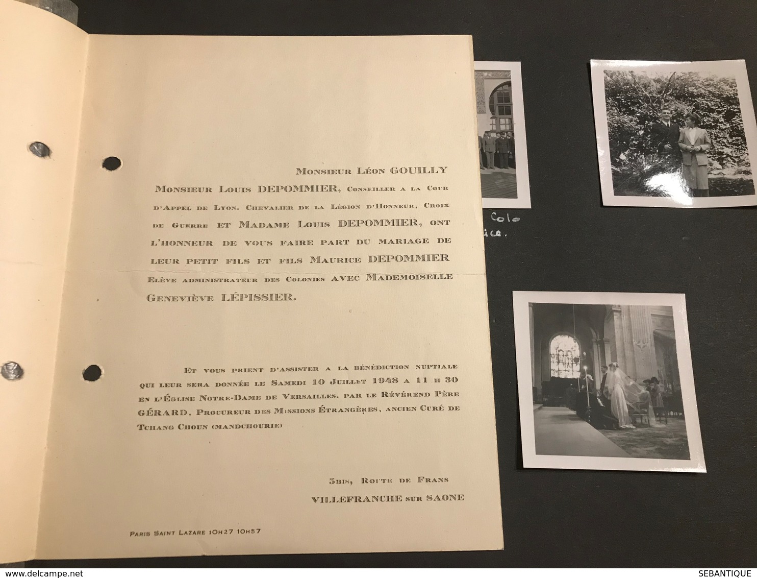 Album photos famille lépissier Charles ministre Plénipotentiaire + général mourier et général soulé