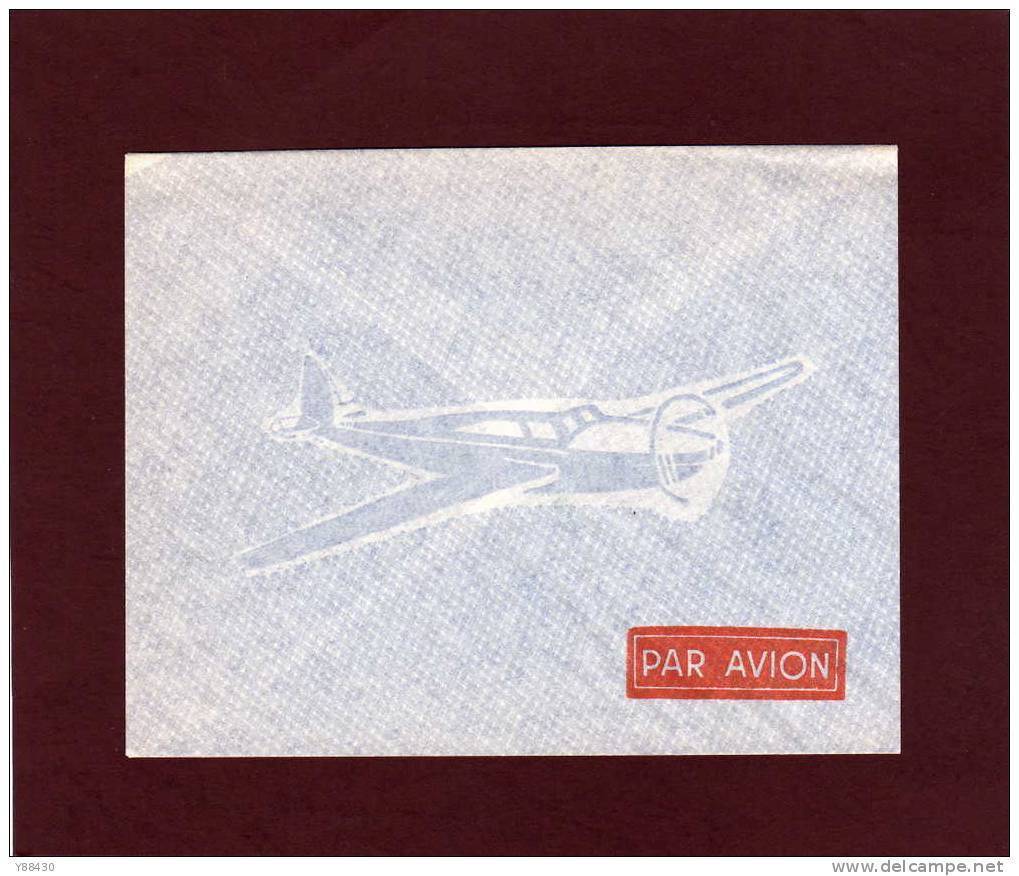 Pochette Pour Courrier - POSTE  AERIENNE . 5 Enveloppe Par Avion  Et  5 Feuilles De Papier Par Avion - Année  1940/50. - Matériel Et Accessoires