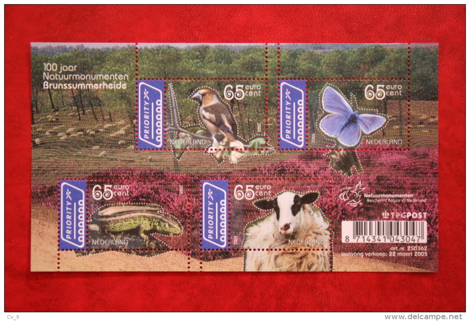 100 Jaar Natuurmonumenten Deel 2; NVPH 2336 (Mi Block 86) ; 2005 POSTFRIS / MNH ** NEDERLAND / NIEDERLANDE / NETHERLANDS - Unused Stamps