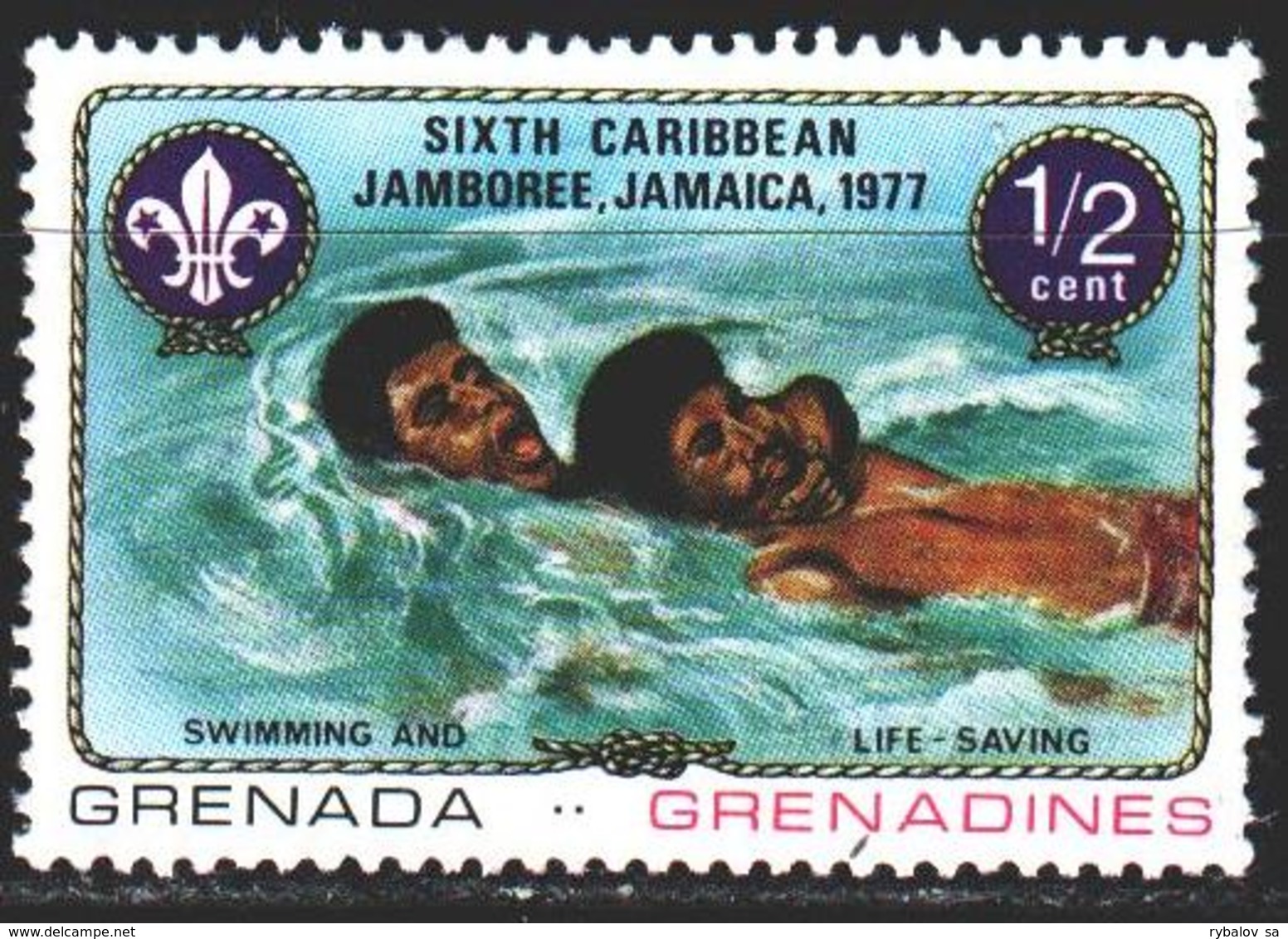 Saint Vincent And The Grenadines. 1977. 237 From The Series. Rescue On The Waters, Scouts. MNH. - St.Vincent & Grenadines