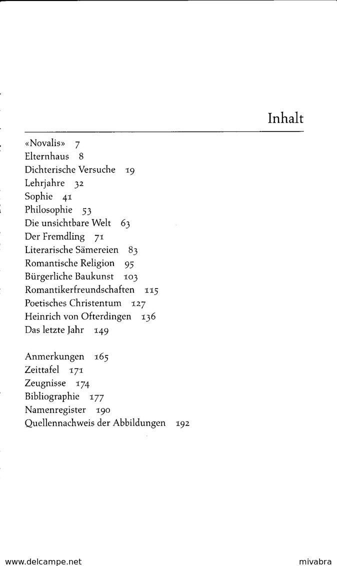 NOVALIS ( FRIEDRICH VON HARDENBERG ) ROWOHLT MONOGRAPHIE - GERHARD SCHULZ - Biographien & Memoiren