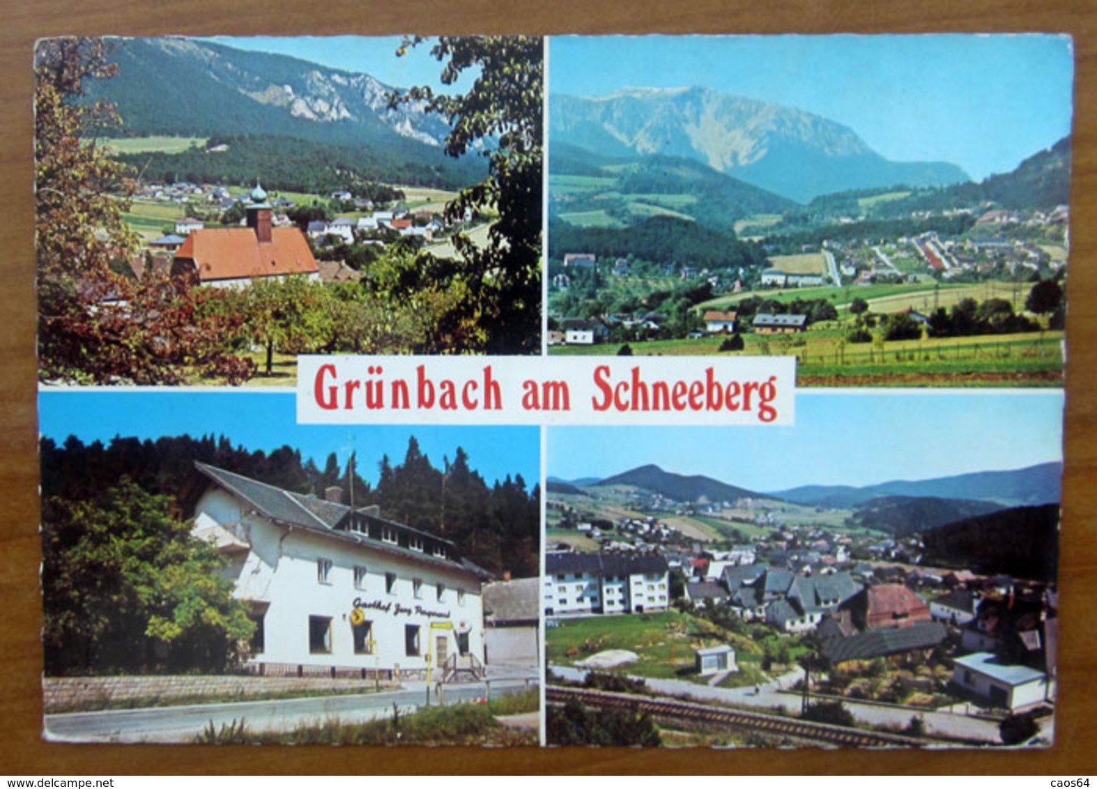 Grüsse Vom Schneeberg AUSTRIA Cartolina Viaggiata - Schneeberggebiet