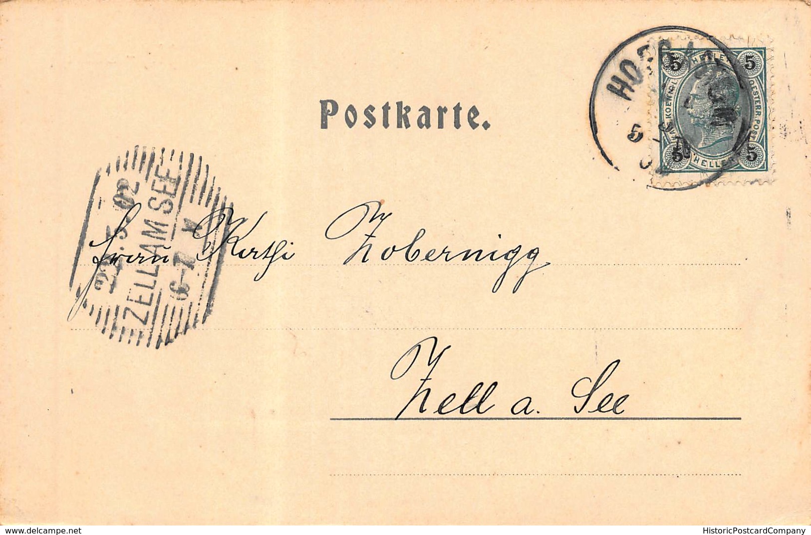 HOF GASTEIN AUSTRIA~KAISERPLATZ~STENGEL 1902 PHOTO POSTCARD 43285 - Bad Hofgastein