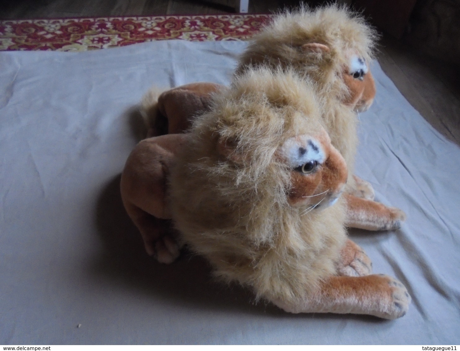 Couple de Lions en peluche