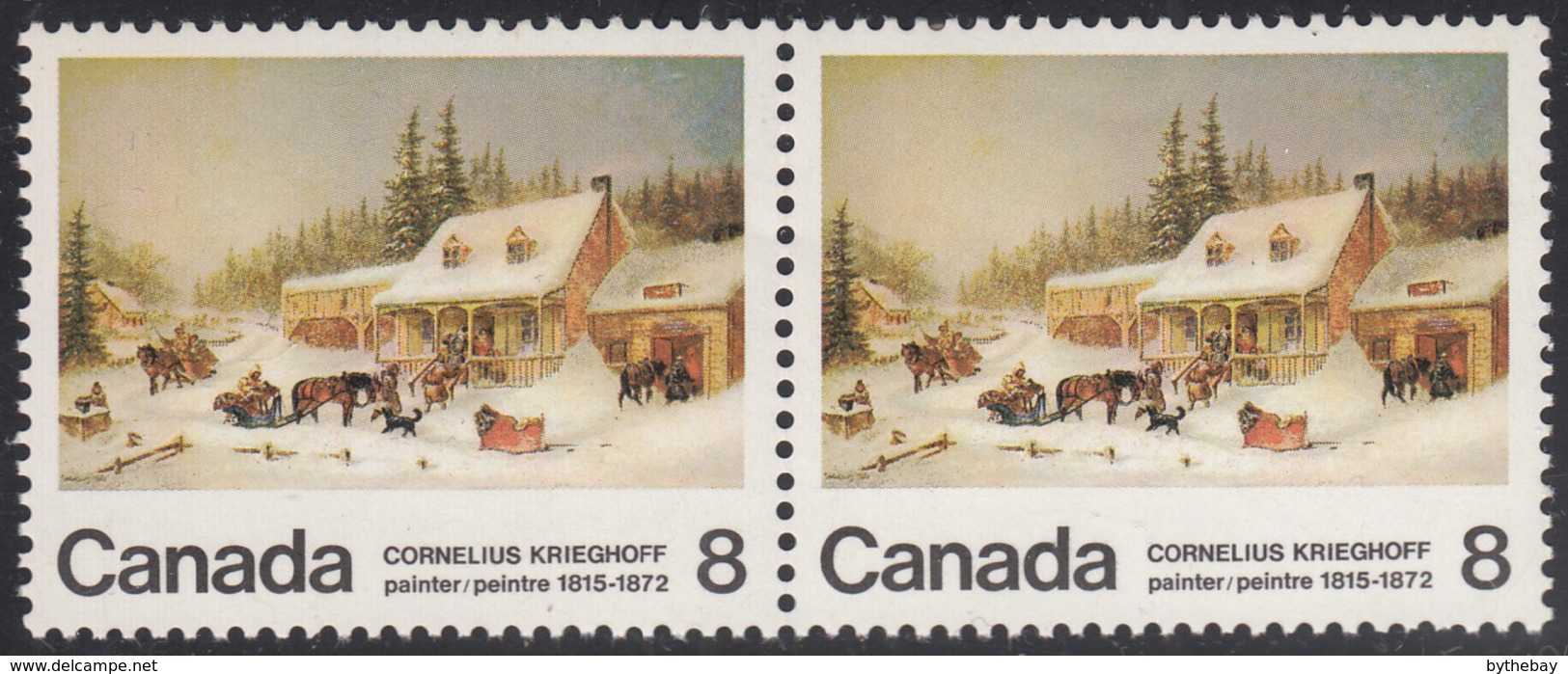 Canada 1972 MNH Sc 610 8c The Blacksmith's Shop Variety - Variétés Et Curiosités